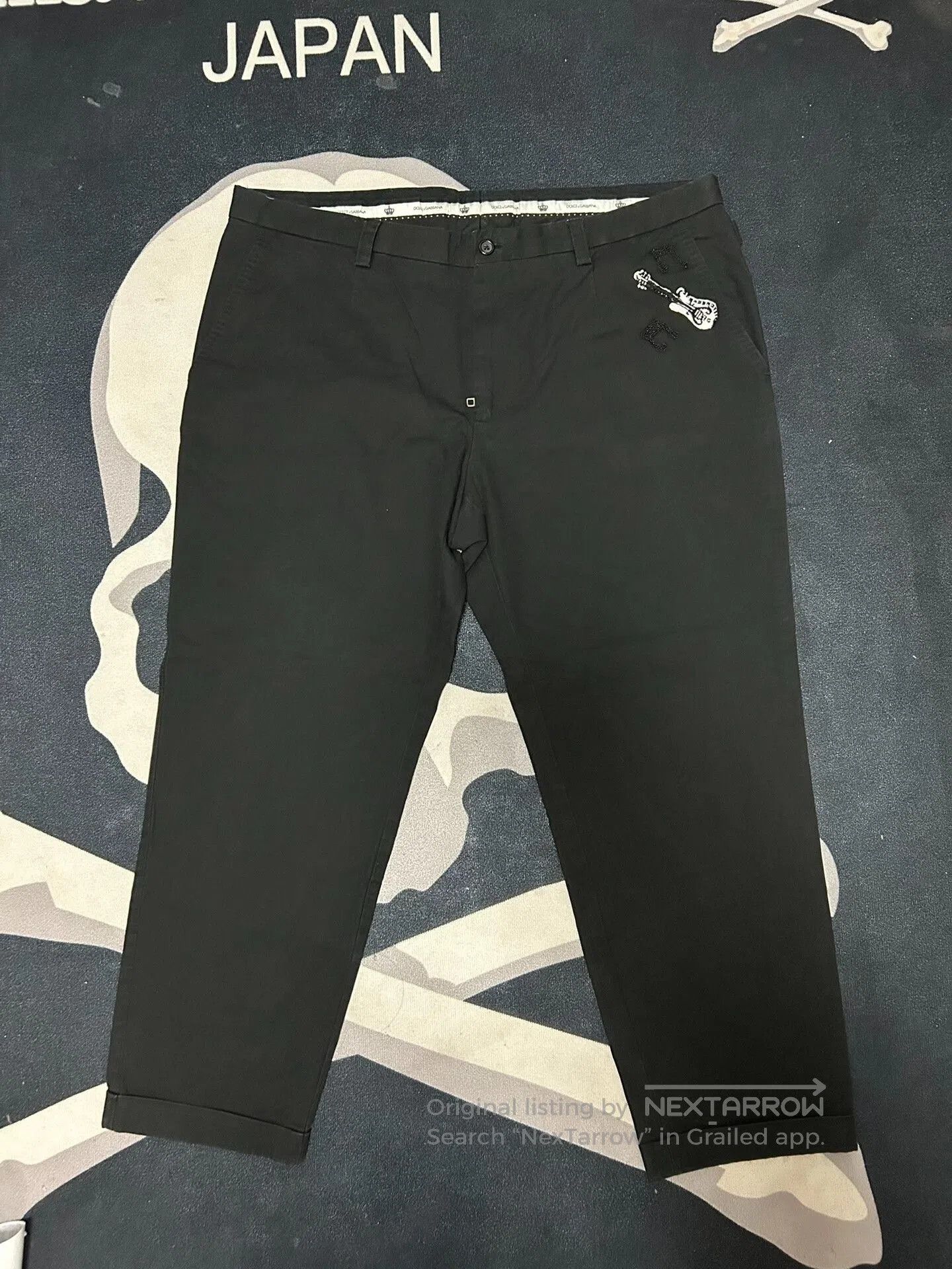 Dolce & Gabbana Dolce & Gabbana Embroidered Casual Pants. Size US 40 / EU 56 - 1 Thumbnail