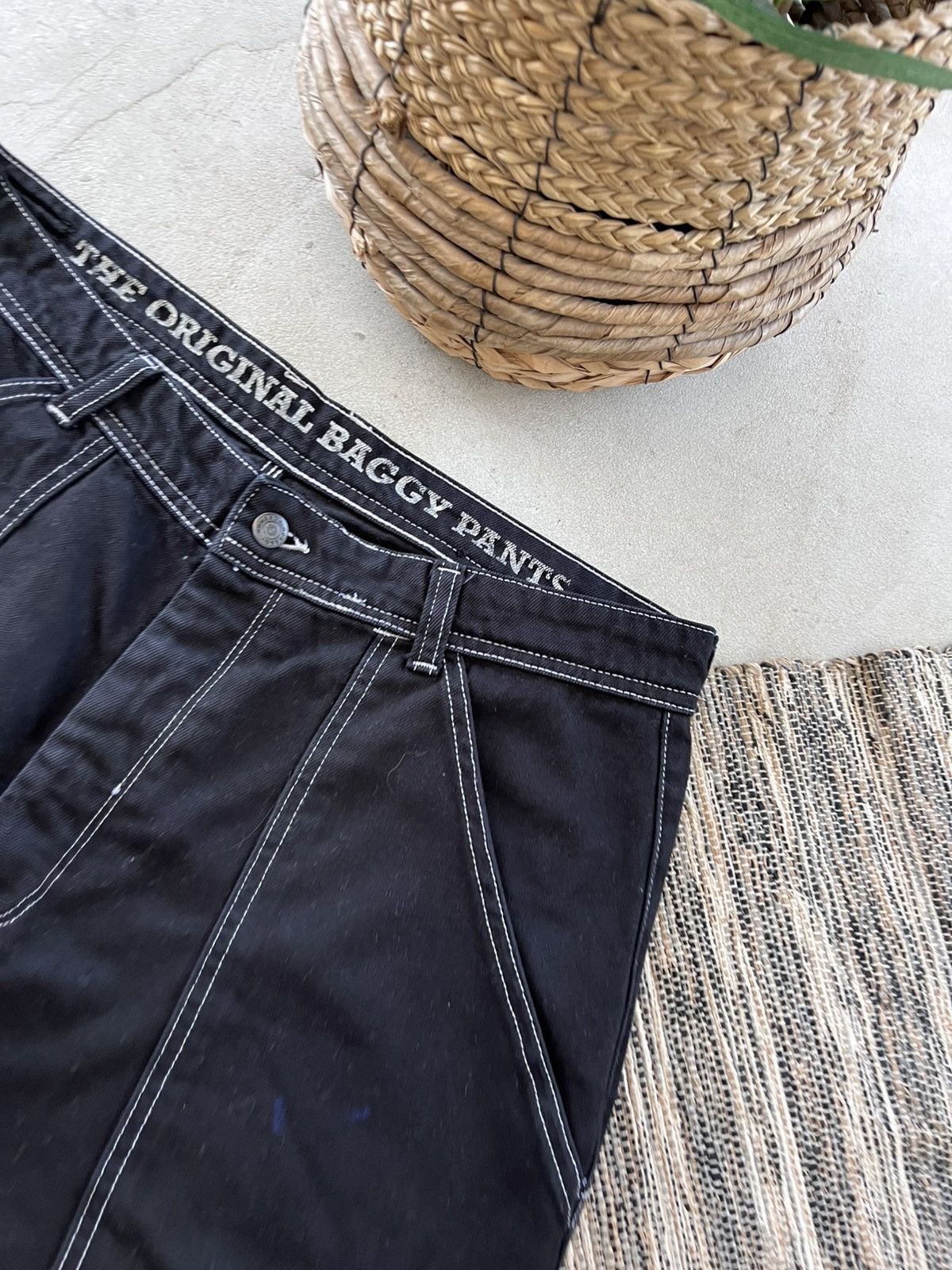 Carhartt Vintage Homeboy Loud Couture Black Baggy Denim Jeans 34x34 Size US 34 / EU 50 - 9 Thumbnail