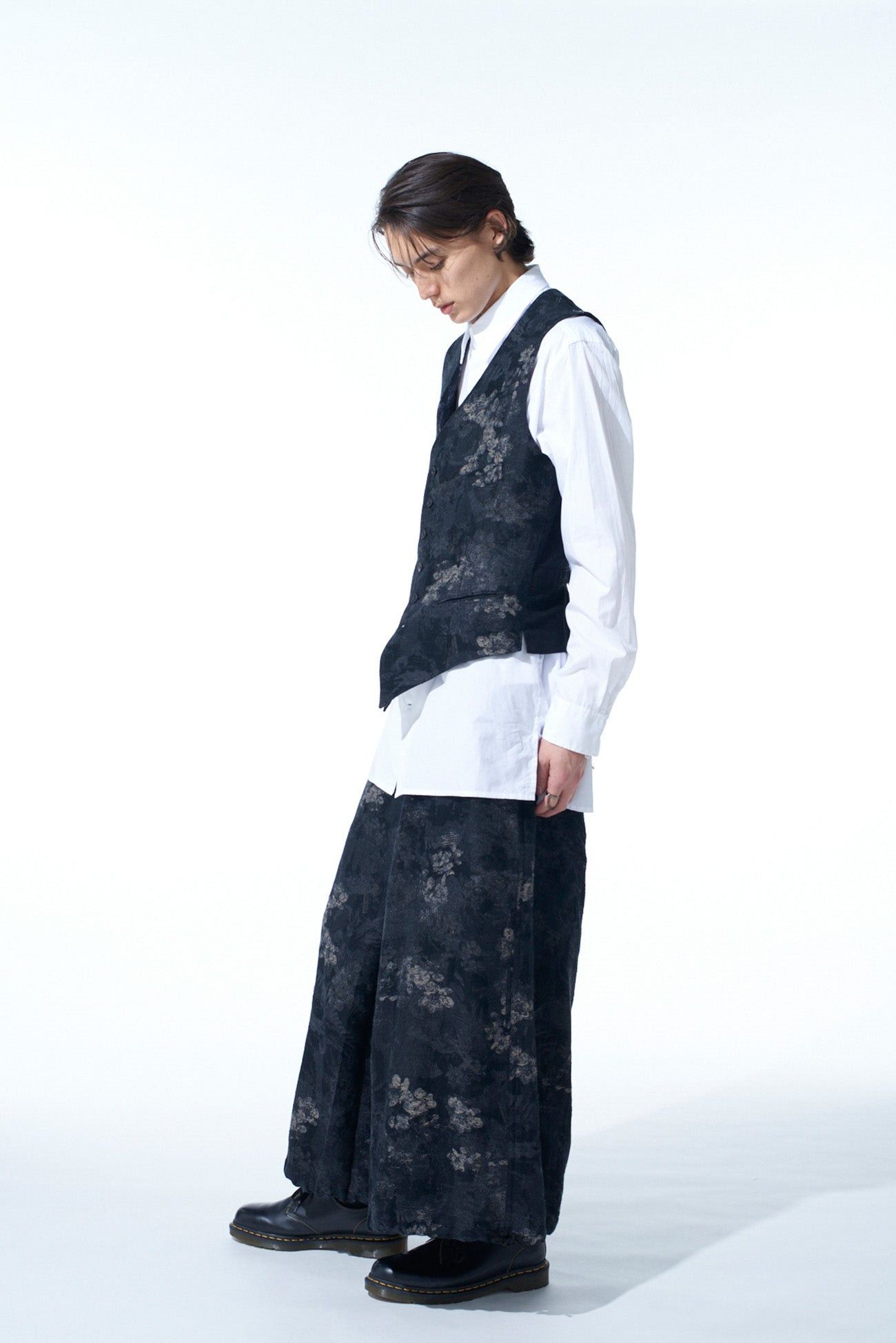 Yohji Yamamoto S'yte Yohji Yamamoto - FADED FLORAL JACQUARD VEST Size US L / EU 52-54 / 3 - 10 Thumbnail