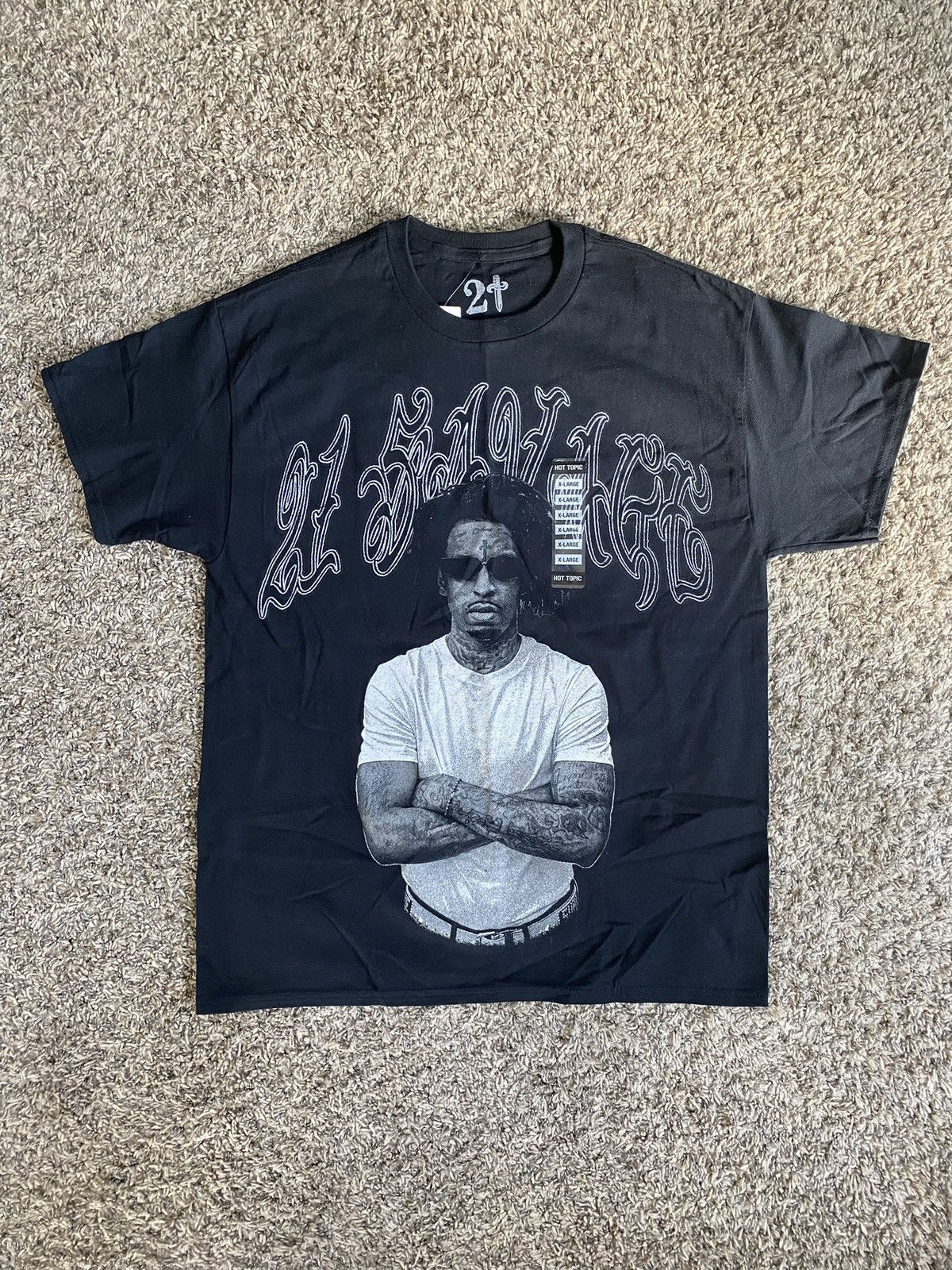 Hot Topic 21 Savage T-Shirt Size US XL / EU 56 / 4 - 1 Thumbnail