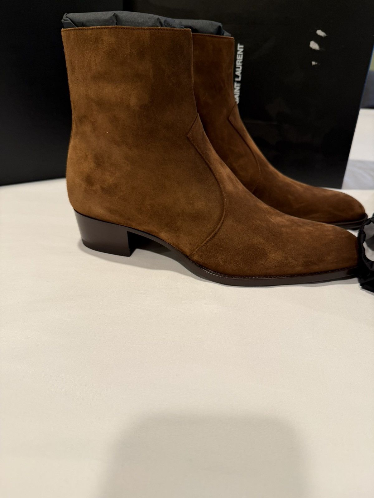 Saint Laurent Paris Saint laurent mens suede boots 43/10. $1250 Size US 10 / EU 43 - 4 Thumbnail