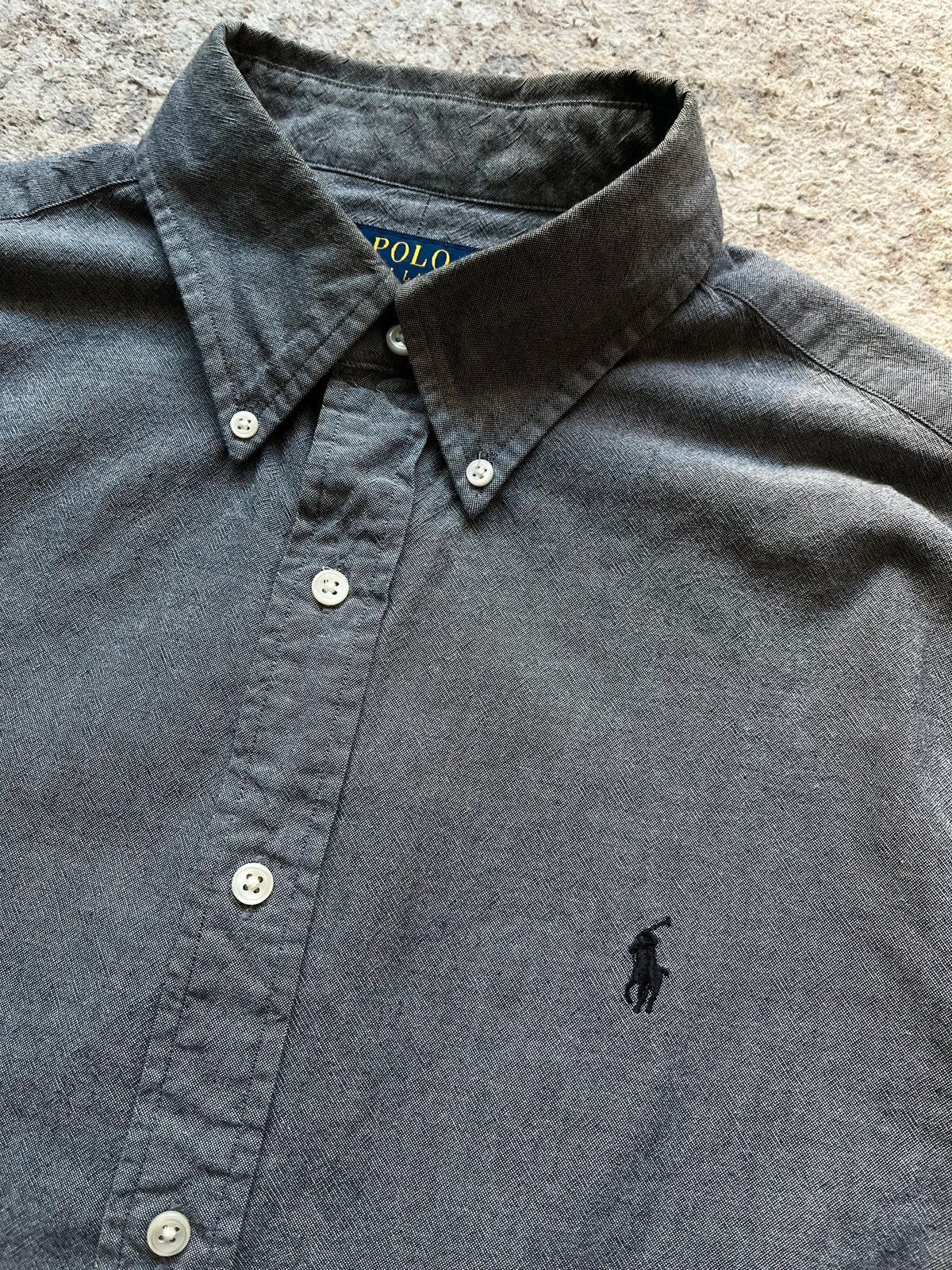 Polo Ralph Lauren Polo Ralph Lauren Slim Fit Shirt Sz 16 / L Stretch Oxford Size US L / EU 52-54 / 3 - 7 Thumbnail