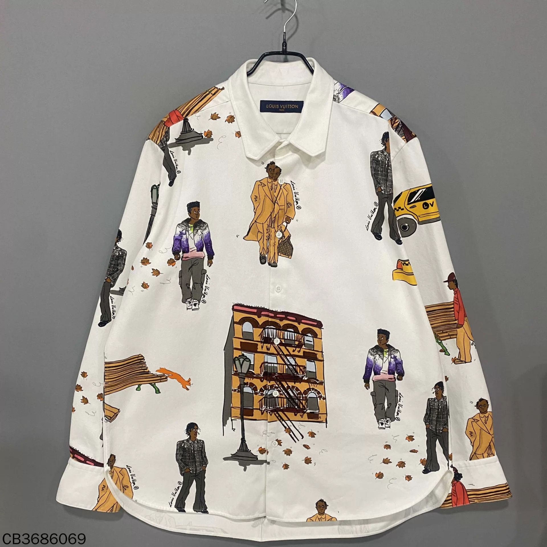 Louis Vuitton LV street scene print shirt XXL Size US XXL / EU 58 / 5 - 1 Thumbnail