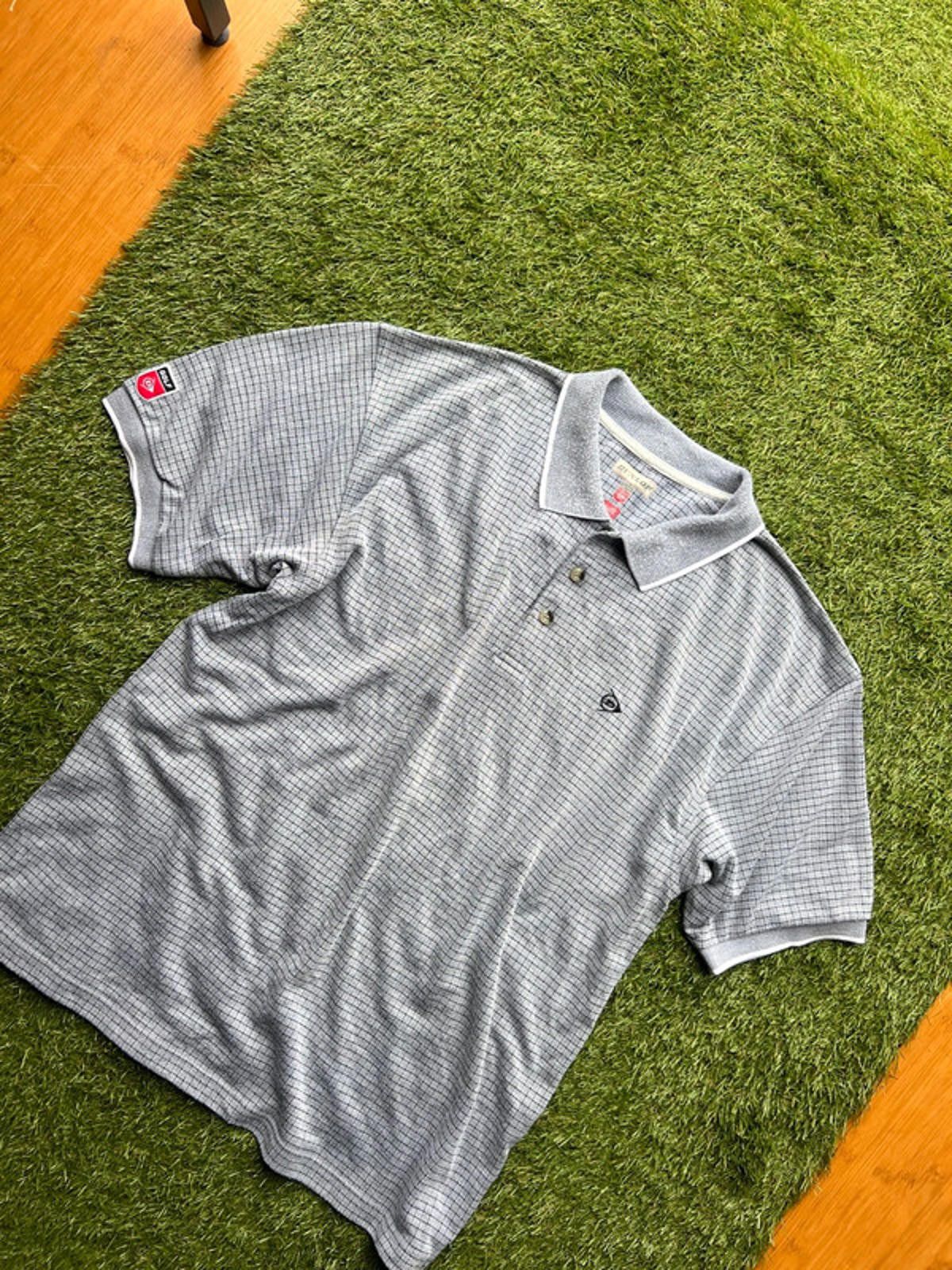 Dunlop Vintage Dunlop Grey Polo Size US XL / EU 56 / 4 - 1 Thumbnail