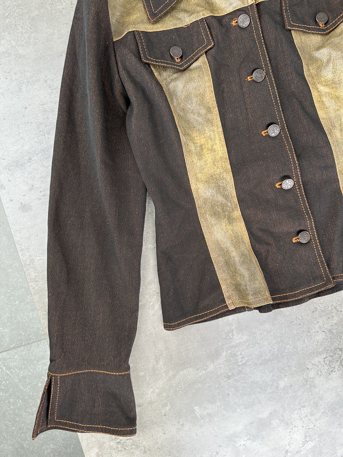 Japanese Brand Vintage Brown Jacket Size S / US 4 / IT 40 - 5 Thumbnail