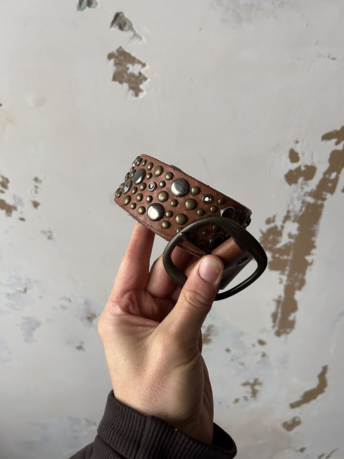 Japanese Brand × Vintage VINTAGE LEATHER BELT USA Size ONE SIZE - 3 Thumbnail