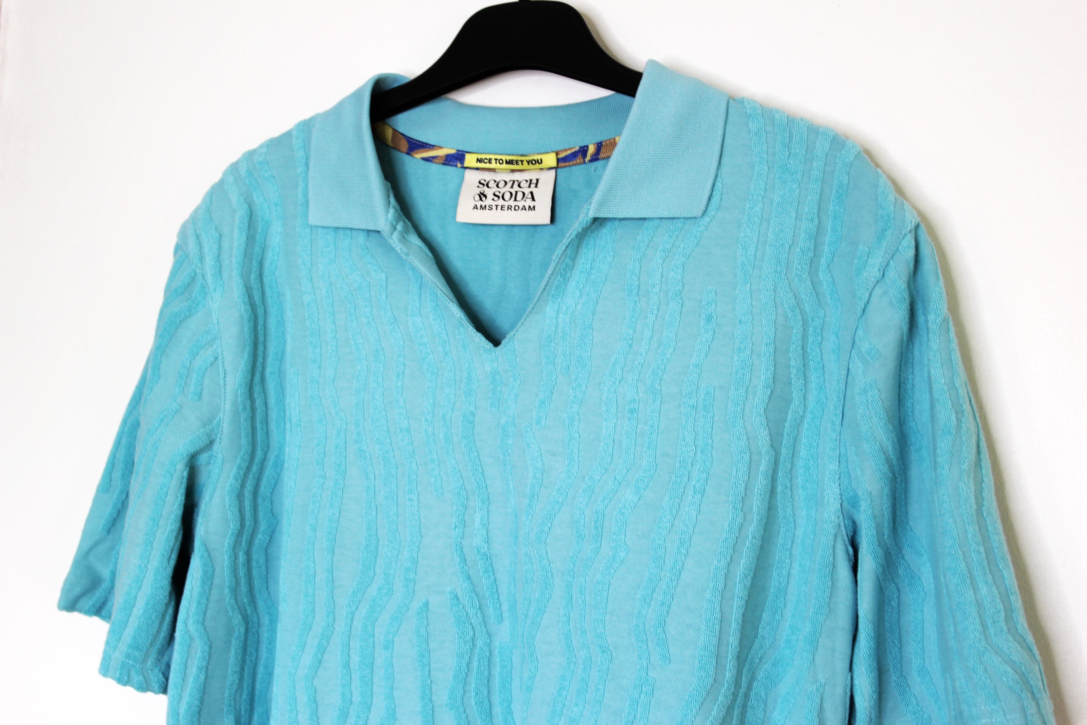 Scotch & Soda BNWT SS25 SCOTCH & SODA TERRY JOHNNY COLLAR POLO S Size US S / EU 44-46 / 1 - 4 Thumbnail