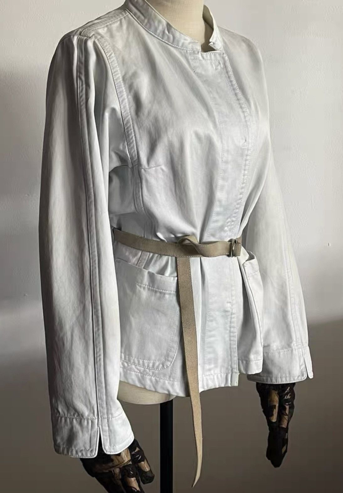 Dries Van Noten Dries Van Noten｜11ss leather belt suit jacket Size M / US 6-8 / IT 42-44 - 2 Thumbnail