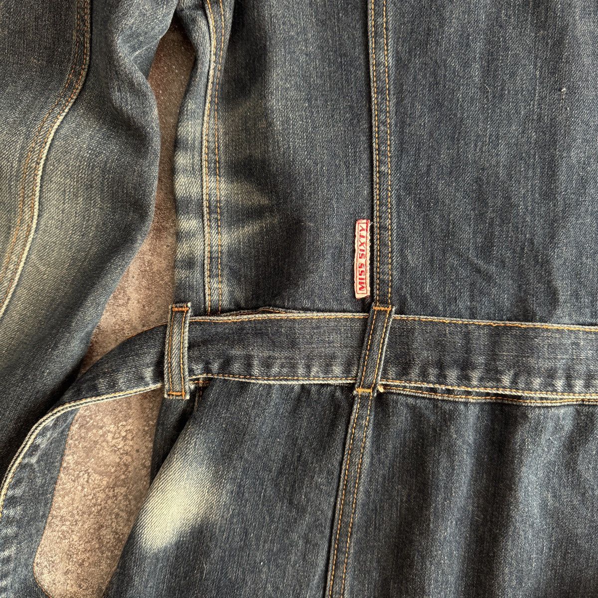 Miss Sixty Miss Sixty Y2K Vintage Denim Trench Coat / Long Jean Dress Size S / US 4 / IT 40 - 10 Thumbnail