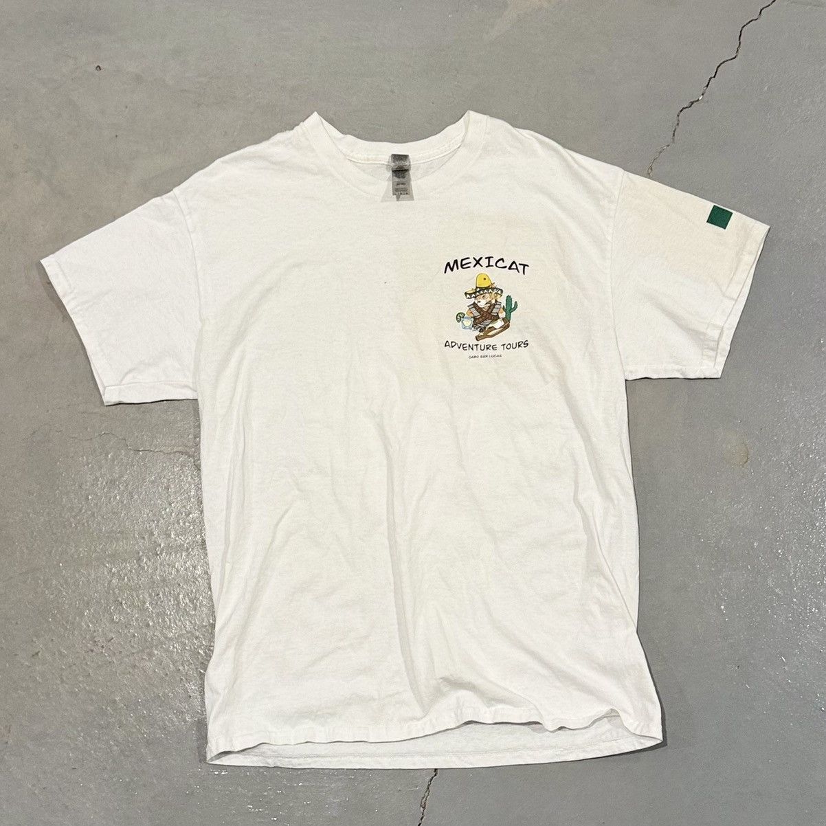Vintage 90s Mexicat Graphic Mexican Tee Size US L / EU 52-54 / 3 - 1 Thumbnail