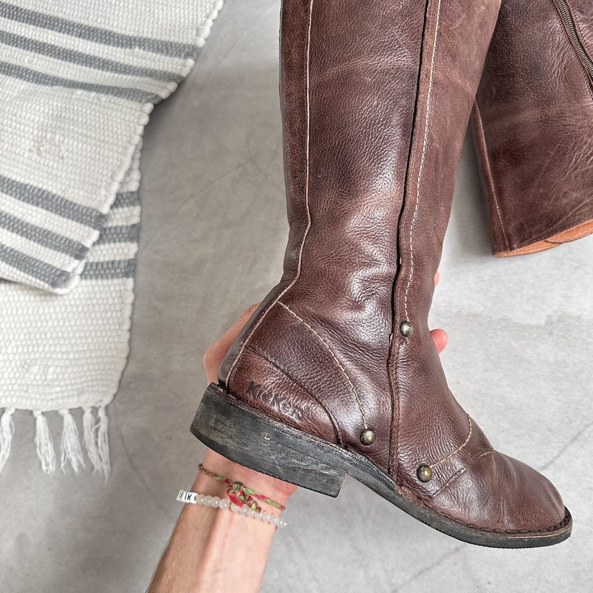 Marithe + Francois Girbaud 00s Kickers Boxing Biker Boots Moto Sneakers Bikkembergs Ash Size US 8 / IT 38 - 9 Thumbnail