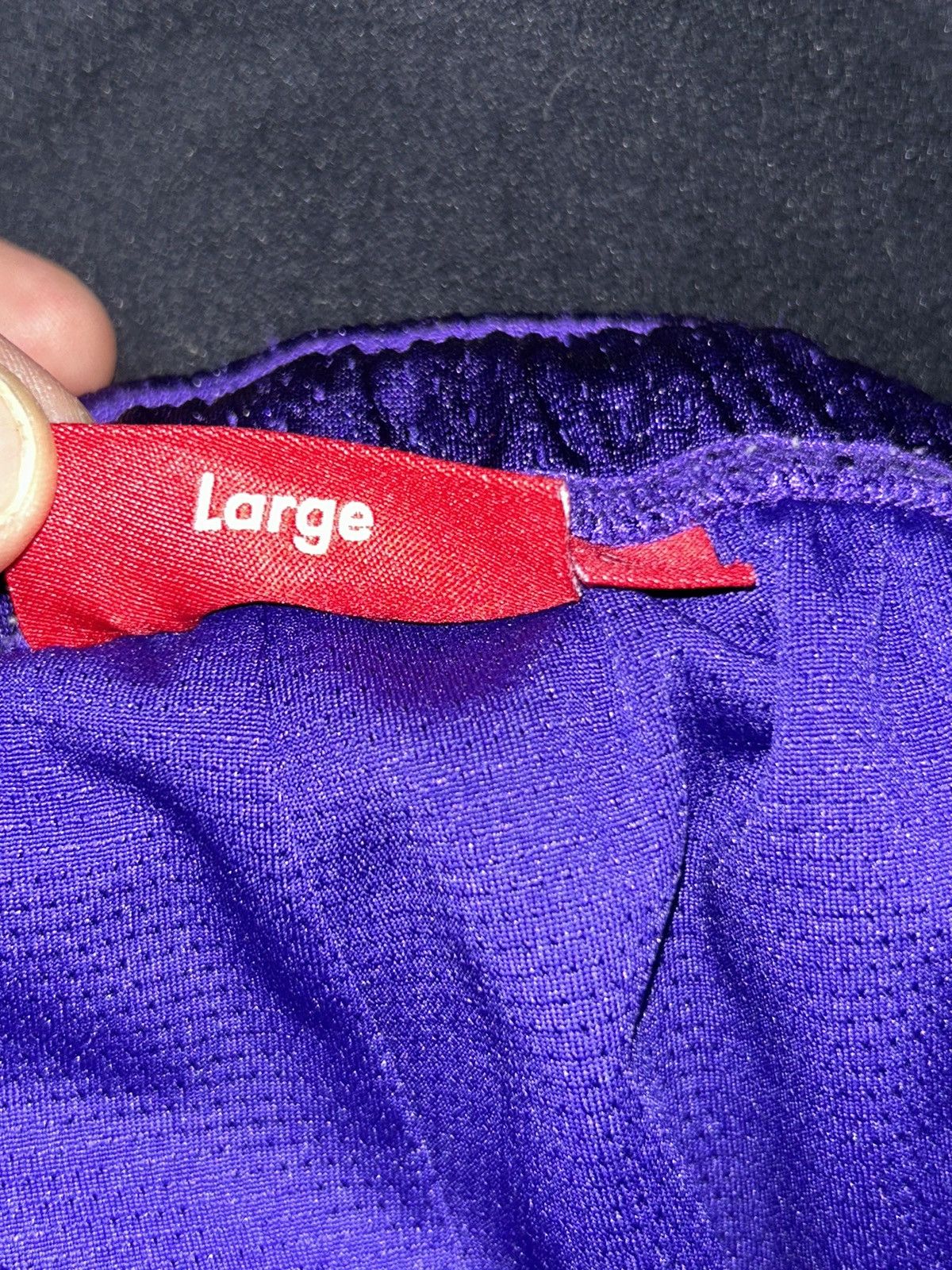 Supreme Supreme Small Box Baggy Mesh Short Purple SS25 Large NEW Size US 34 / EU 50 - 7 Thumbnail