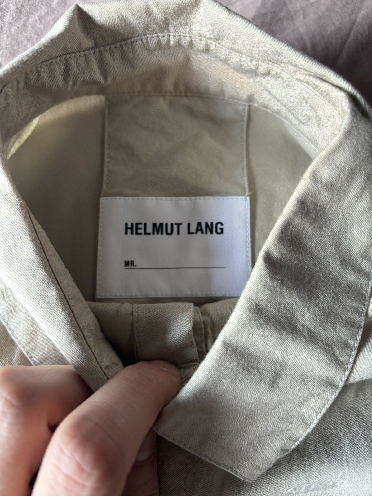 Helmut Lang Sample Helmut Lang S/S 2016 “Transit” Uni Sleeve Shirt Size US M / EU 48-50 / 2 - 2 Thumbnail