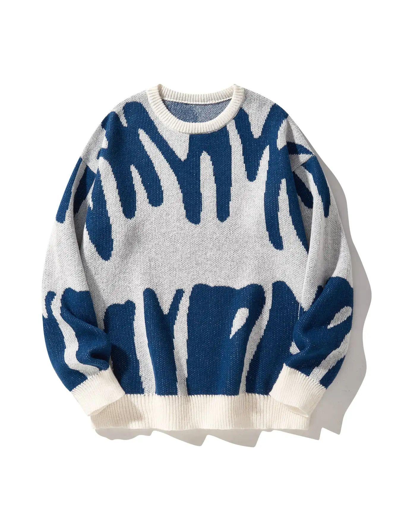 Japanese Brand × Vintage Ink Drip Sweater Size US L / EU 52-54 / 3 - 1 Thumbnail