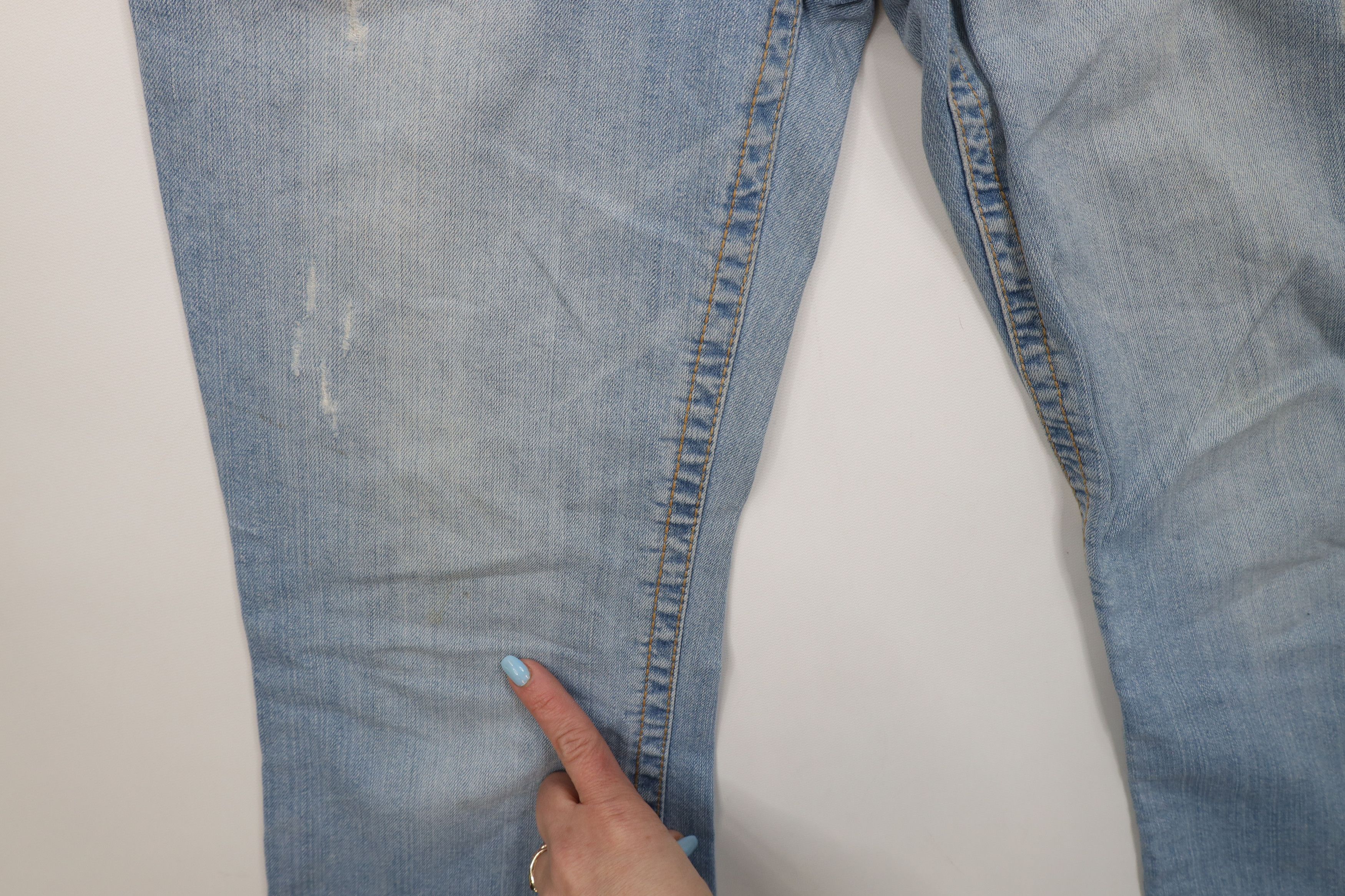 Aeropostale Vintage 90s Y2K Aeropostale Short Babydoll Skinny Jeans Size 28" / US 6 / IT 42 - 12 Thumbnail