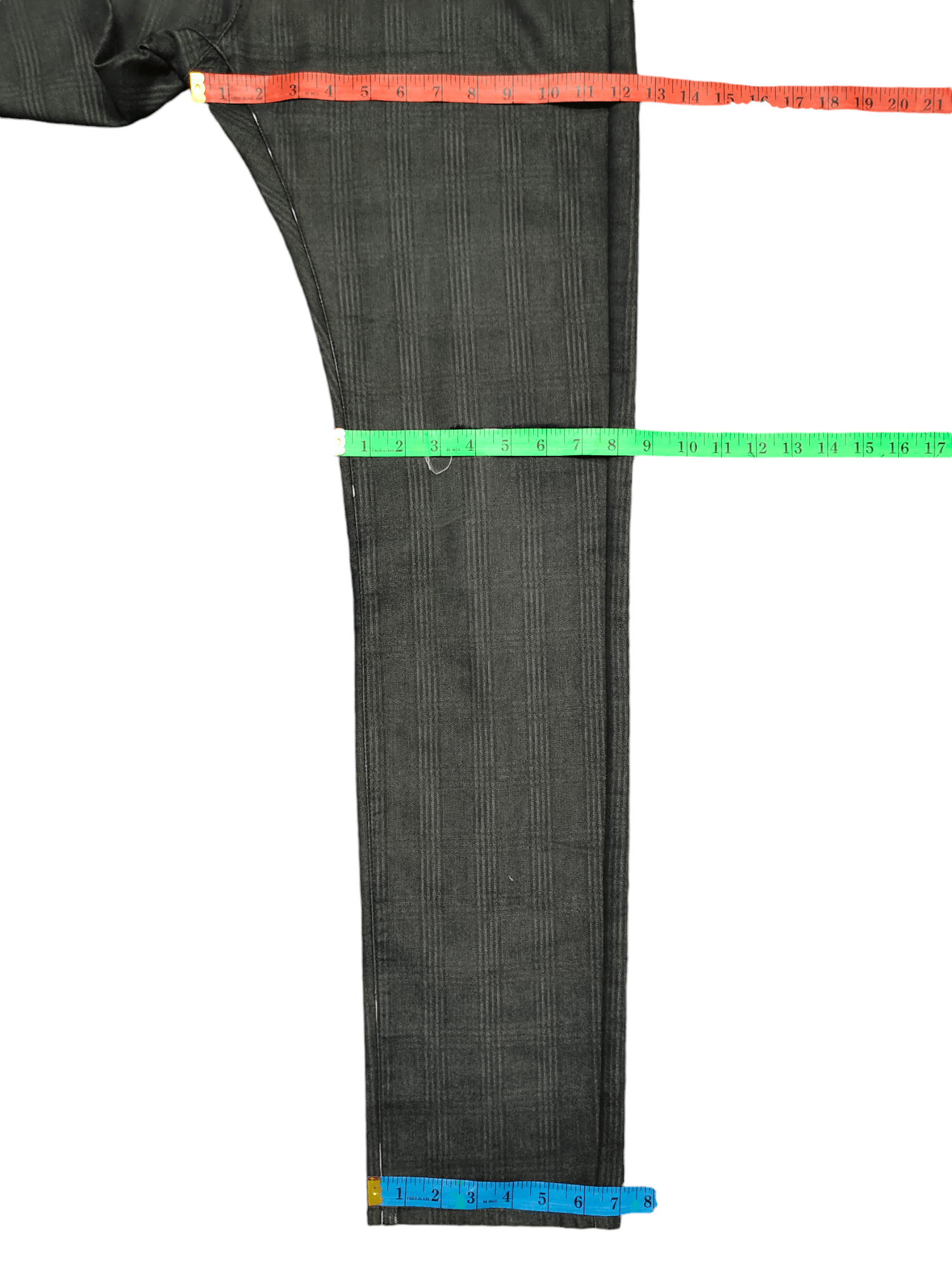 semanticdesign Vintage Semantic Design Checkered Distress Trouser Pants Size US 34 / EU 50 - 8 Thumbnail