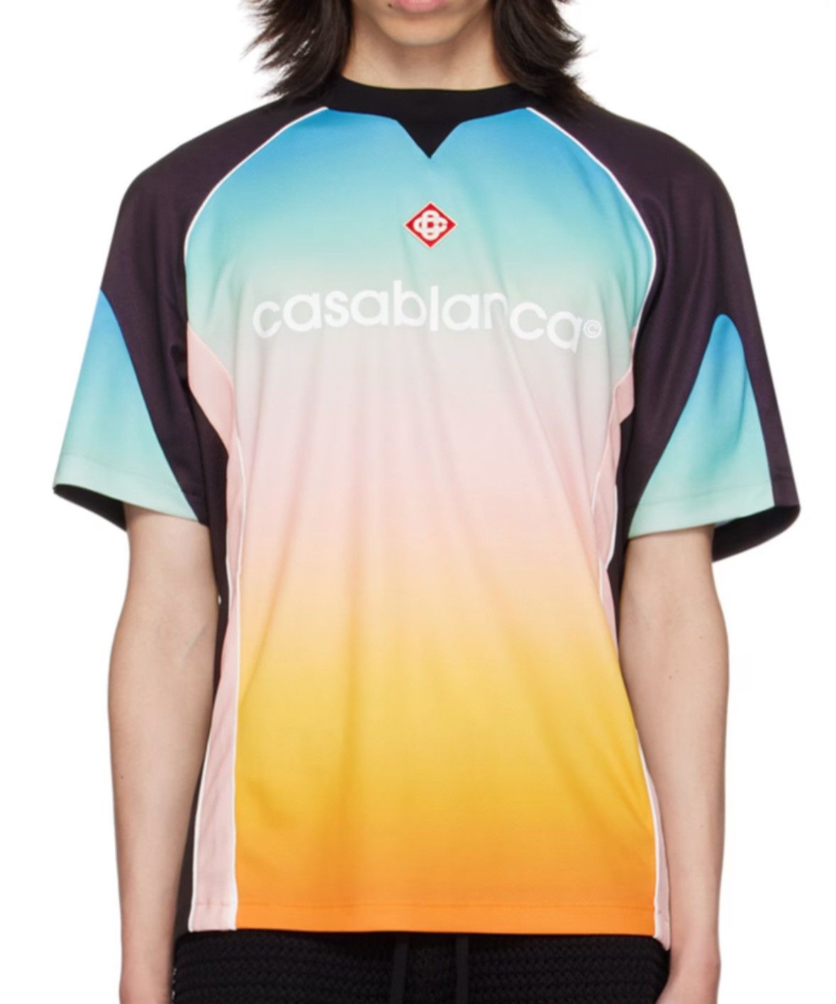 Casablanca Multicolor Pastel Gradient Football Shirt Size US M / EU 48-50 / 2 - 4 Thumbnail