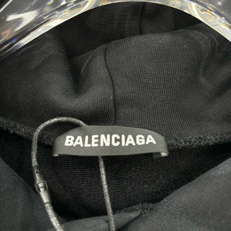 Balenciaga Balenciaga Solid Logo monogram print casual hooded sweatshi Size US XS / EU 42 / 0 - 4 Thumbnail