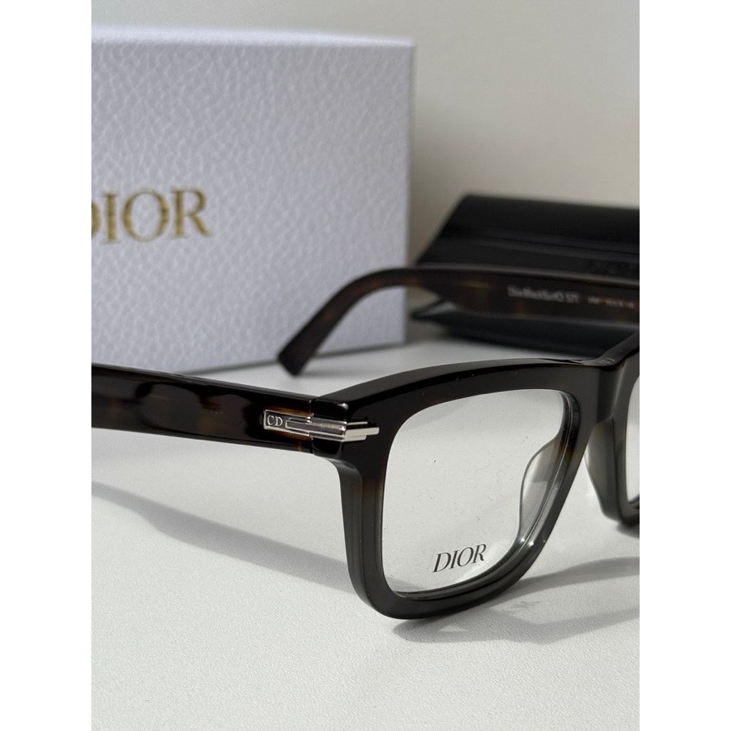 Dior NEW Dior BlackSuitO S7I Eyeglasses Frames Black Havana Size ONE SIZE - 8 Thumbnail