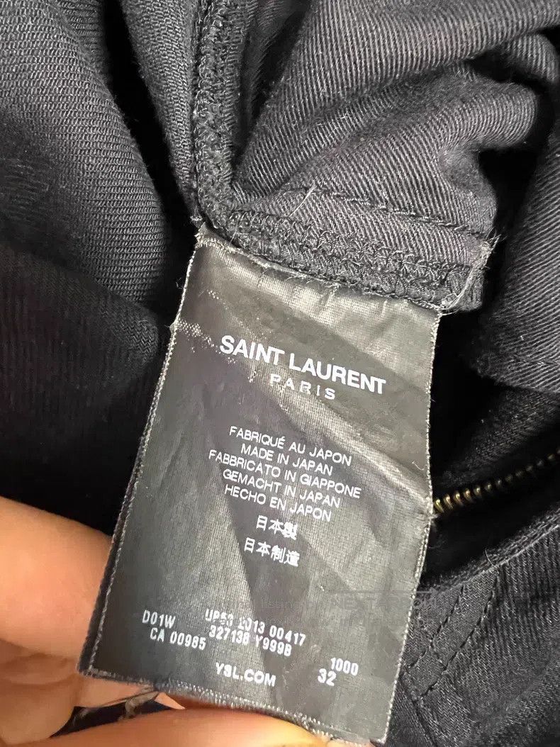 Saint Laurent Paris Saint Laurent Paris Black Trousers Size US 32 / EU 48 - 3 Thumbnail