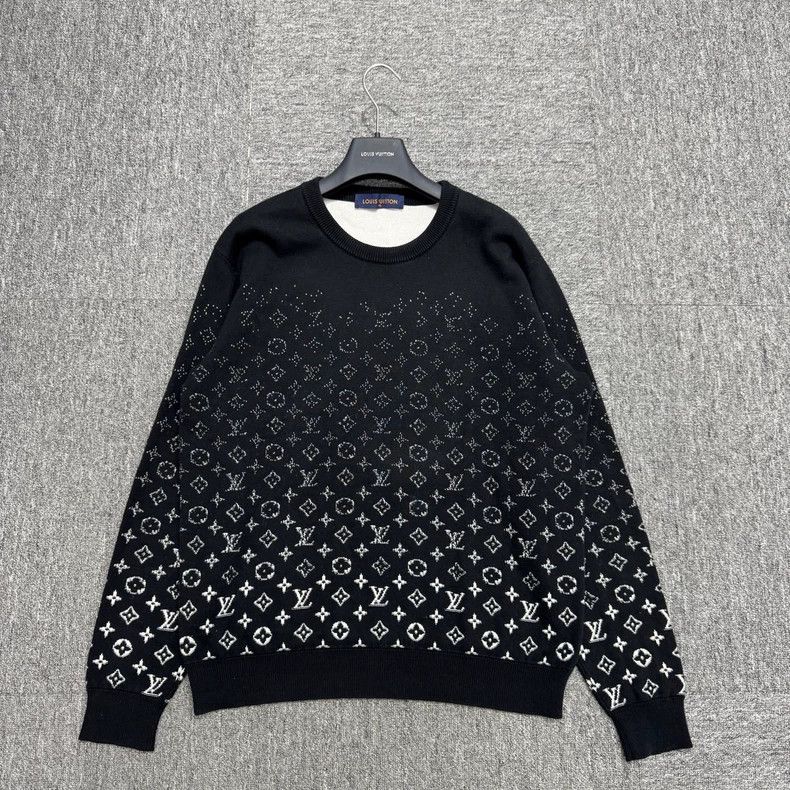 Louis Vuitton Louis Vuitton Black Gradient Sweatshirt- DMC Size US M / EU 48-50 / 2 - 1 Thumbnail