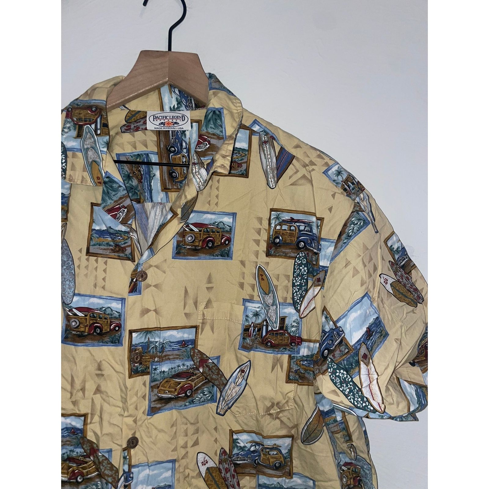 Pacific Legend Vintage Car Button Down Shirt Pacific Legend Hawaiian Tee X Size US XL / EU 56 / 4 - 3 Thumbnail