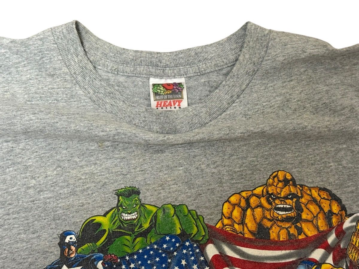 Fruit Of The Loom Vintage 2001 Marvel Avengers T-shirt Size US XL / EU 56 / 4 - 2 Thumbnail