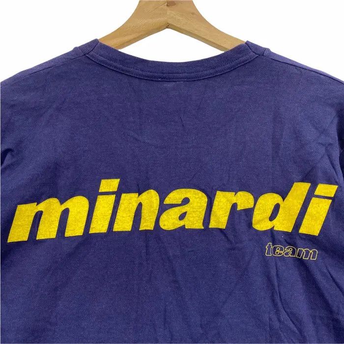 Vintage Vtg 1990 MINARDI RACING TEAM Formula 1 Rally Tee Shirt Size US M / EU 48-50 / 2 - 2 Thumbnail