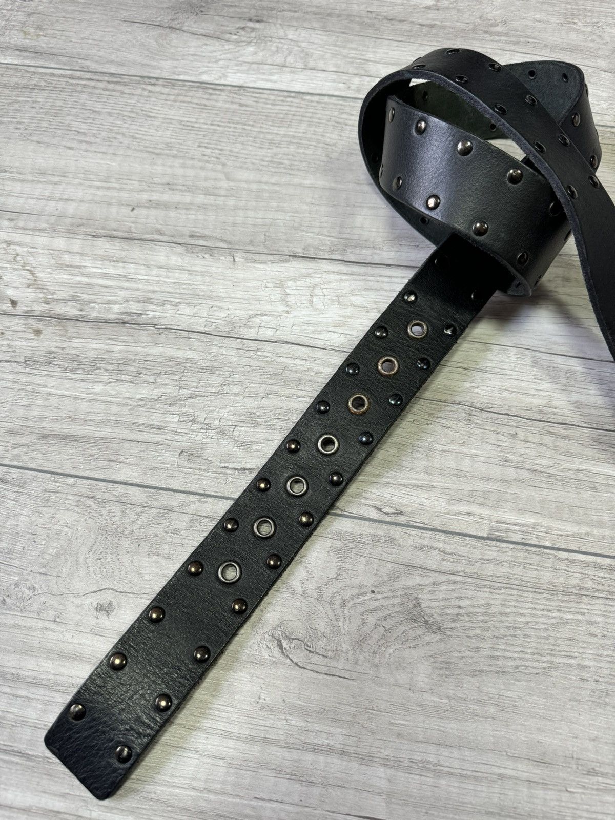 If Six Was Nine VINTAGE Y2K JAPANESE BELT ALT GOTH PUNK RAVE KANYE STYLE Size ONE SIZE - 2 Thumbnail