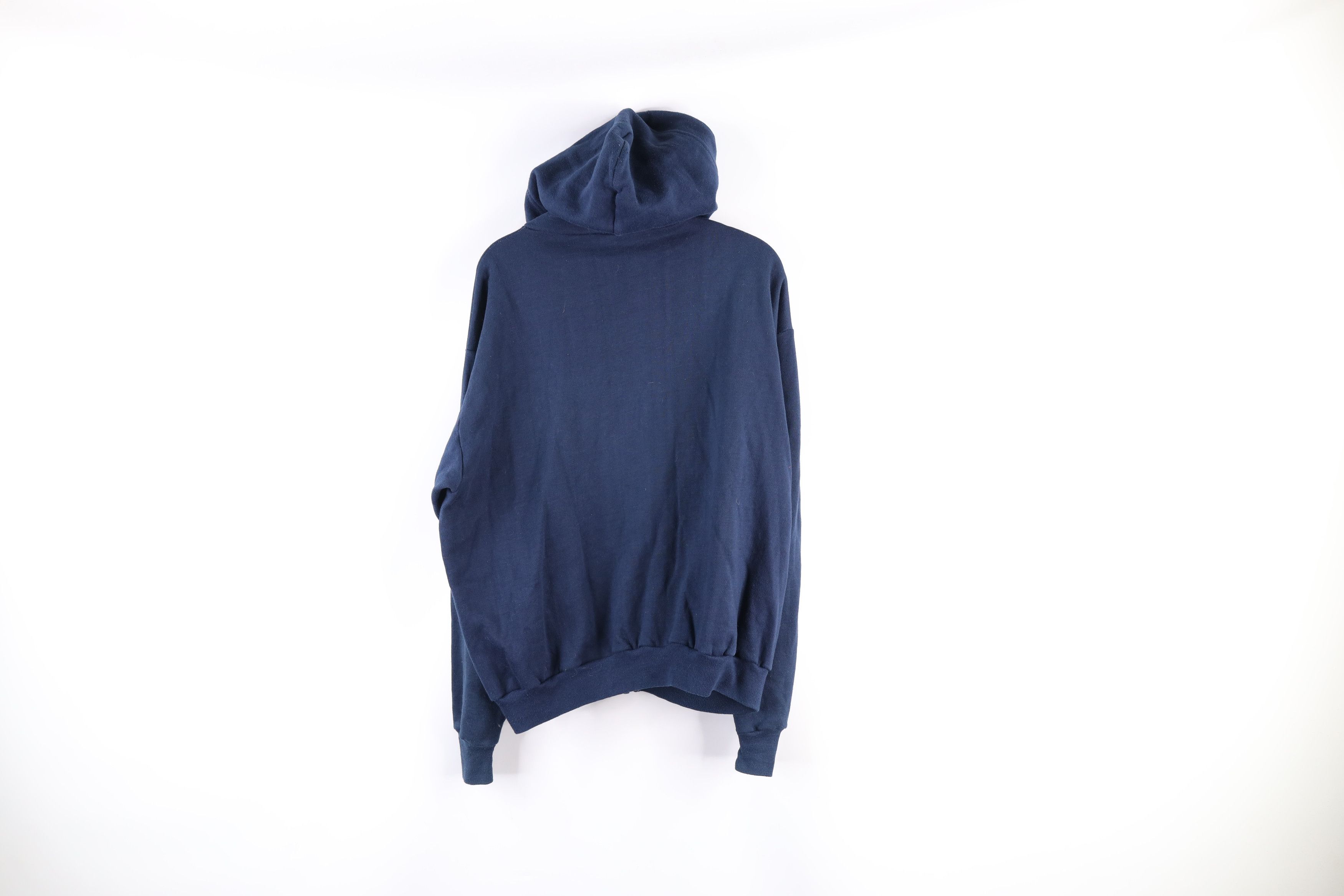 Vintage Vintage 70s Epsilon Fraternity Full Zip Hoodie Blue USA Size US M / EU 48-50 / 2 - 6 Thumbnail