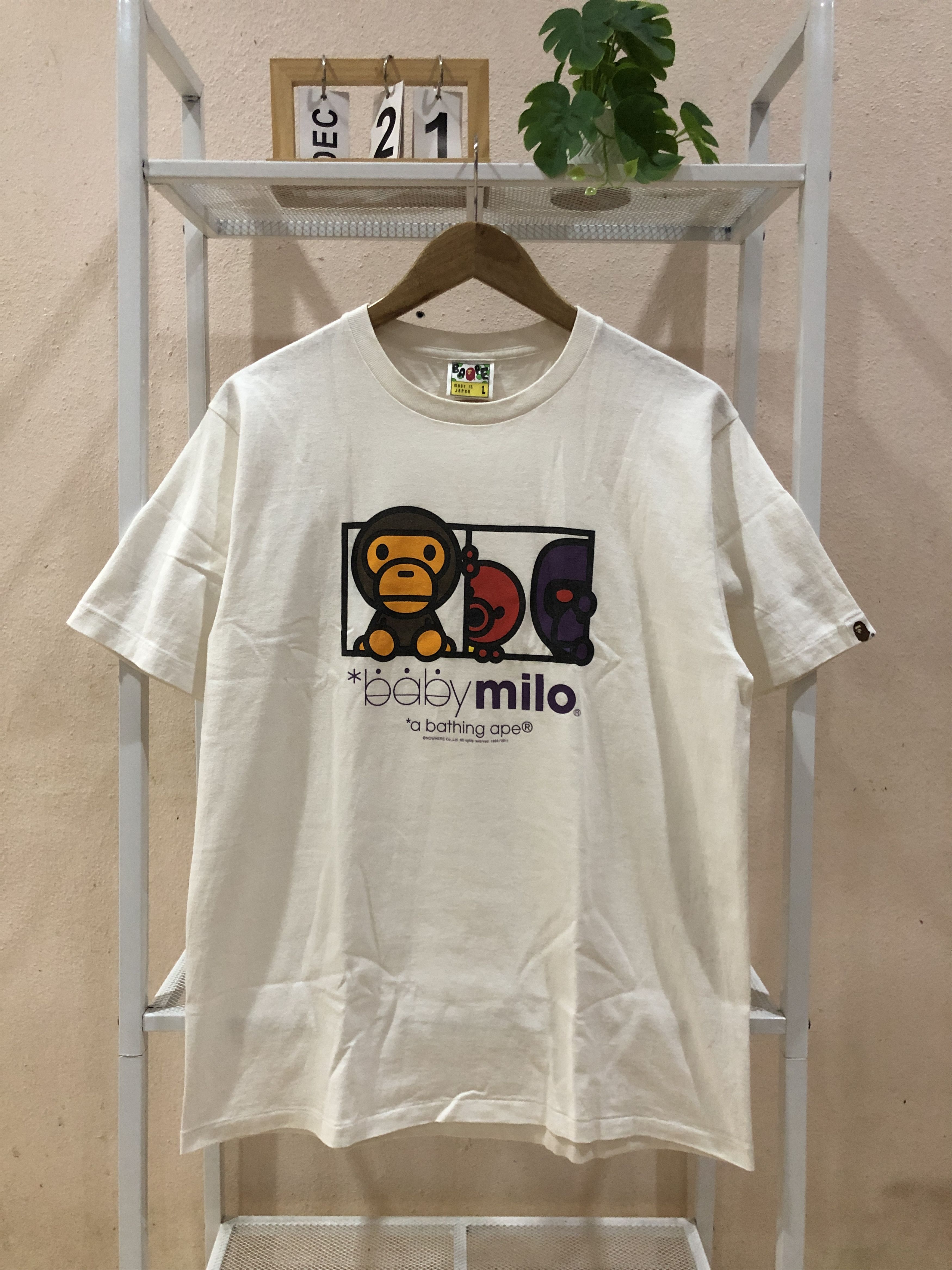 Bape OG 2011 Baby Milo Safari Tee Size US L / EU 52-54 / 3 - 1 Thumbnail