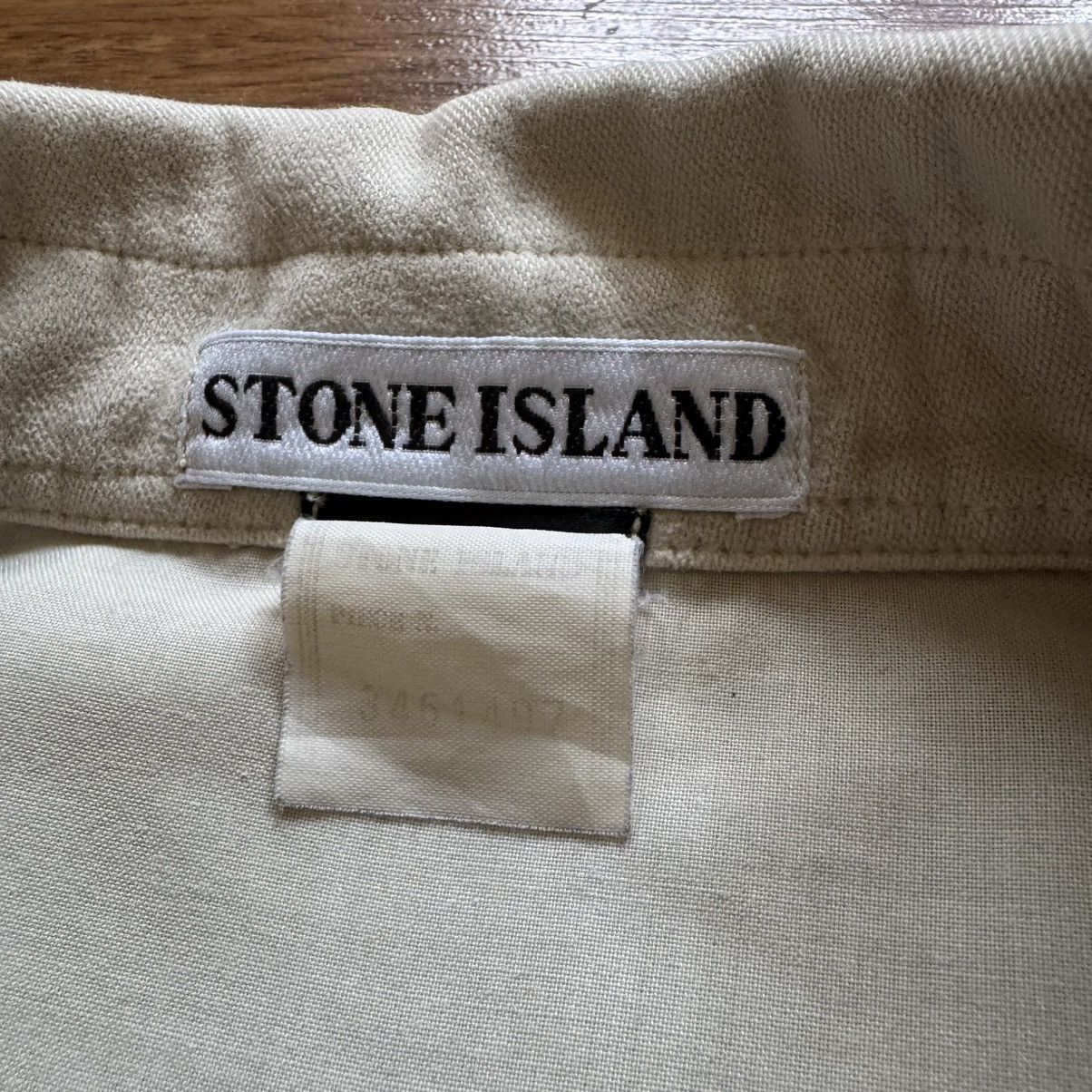 Stone Island Vintage 90s beige overshirt jackst Size US XL / EU 56 / 4 - 9 Thumbnail