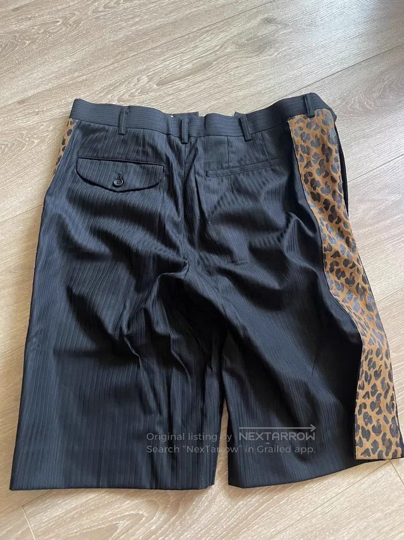 Comme des Garcons Comme Des Garcons size S Leopard Print Patchwork Shorts Size US 27 - 2 Thumbnail