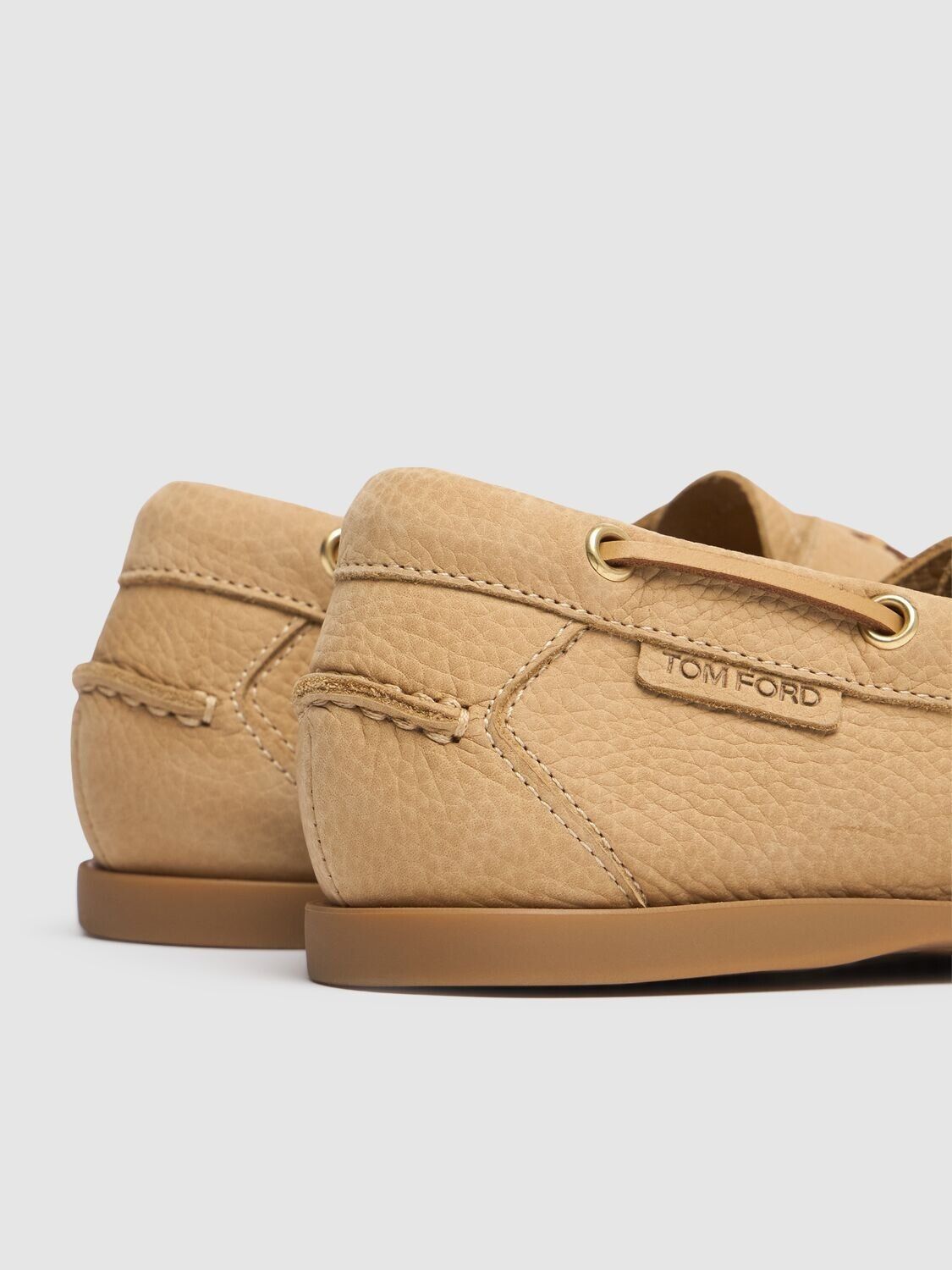 Tom Ford TOM FORD Robin Peanut/Amber Nubuck Loafers Size US 7.5 / IT 37.5 - 3 Thumbnail