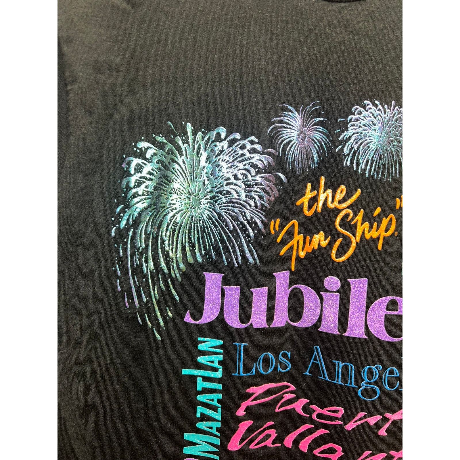 Jerzees Vintage Jubilee Shirt The Fun Ship Carnival Yacht 90s VTG Size US M / EU 48-50 / 2 - 3 Thumbnail