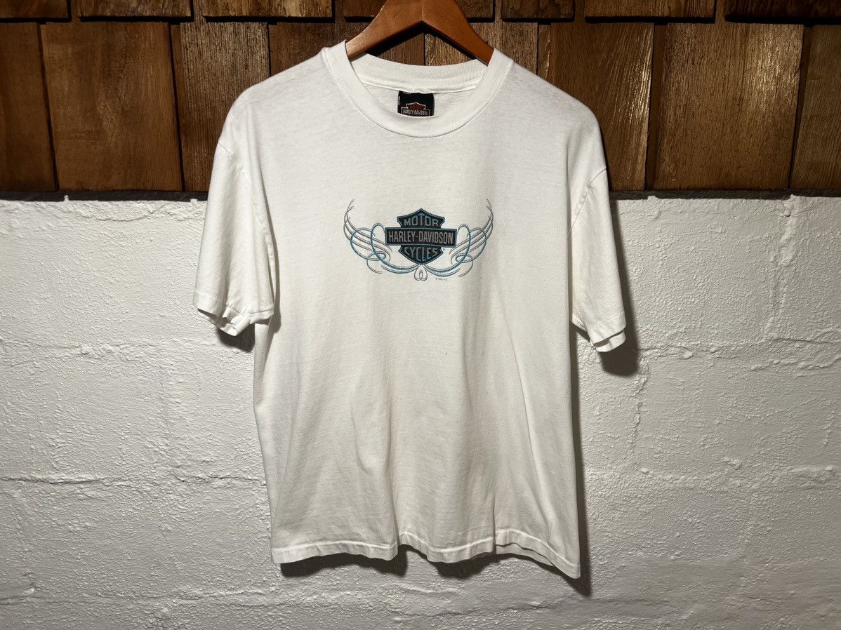 Harley Davidson × Vintage Vintage 1995 Harley Davidson Orange County T-Shirt Size US L / EU 52-54 / 3 - 1 Thumbnail