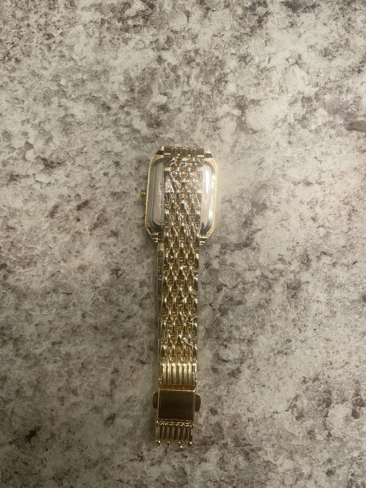 Other Elegant Gold Quartz Watch – Vintage Style Square Face Size ONE SIZE - 3 Thumbnail