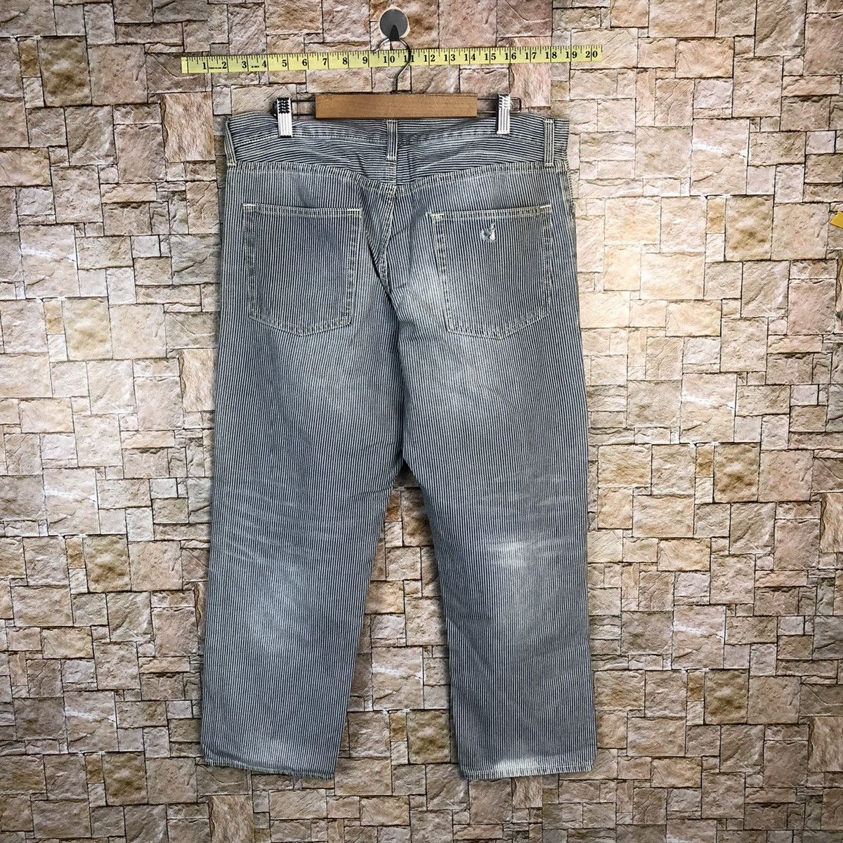 GU GU Grey Stripe Casual Pants #A346 Size US 33 - 14 Thumbnail
