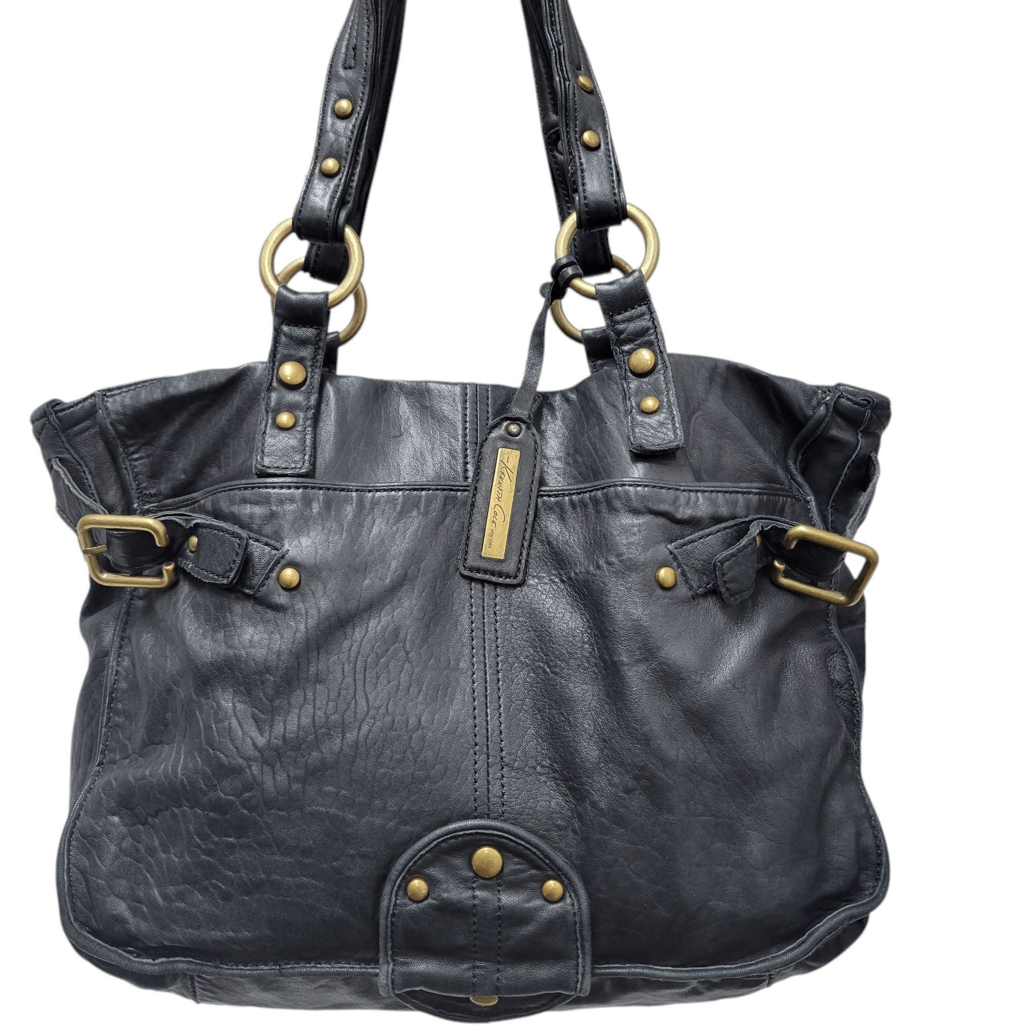 Kenneth Cole Kenneth Cole New York Genuine Leather Satchel Shoulder Bag Size ONE SIZE - 7 Thumbnail