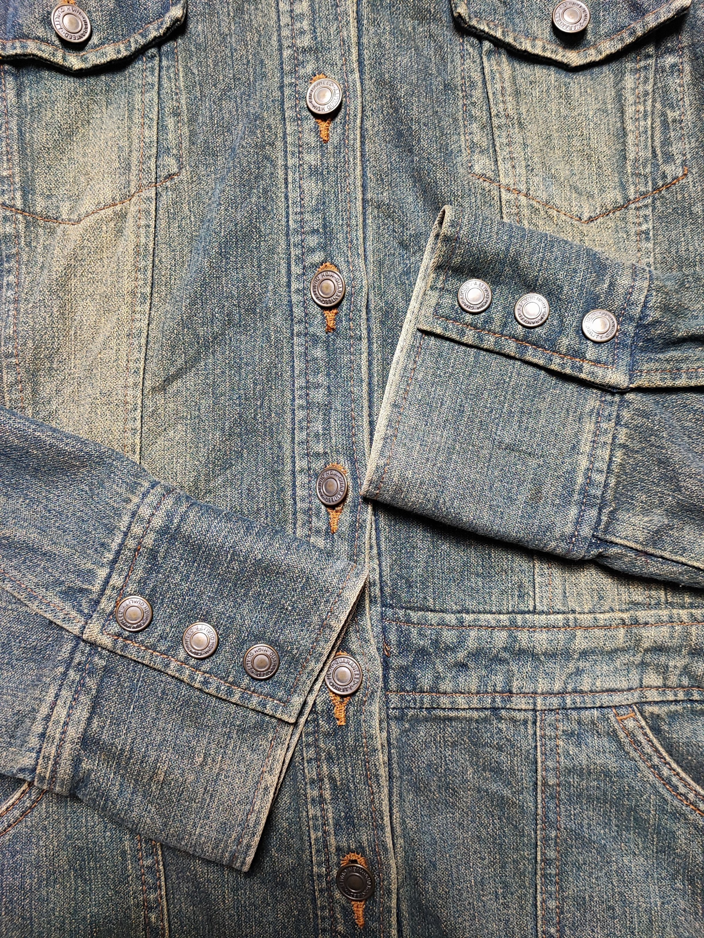 Number (N)ine Fur Denim Jacket by Back Rush Japan Edition Size US S / EU 44-46 / 1 - 11 Thumbnail