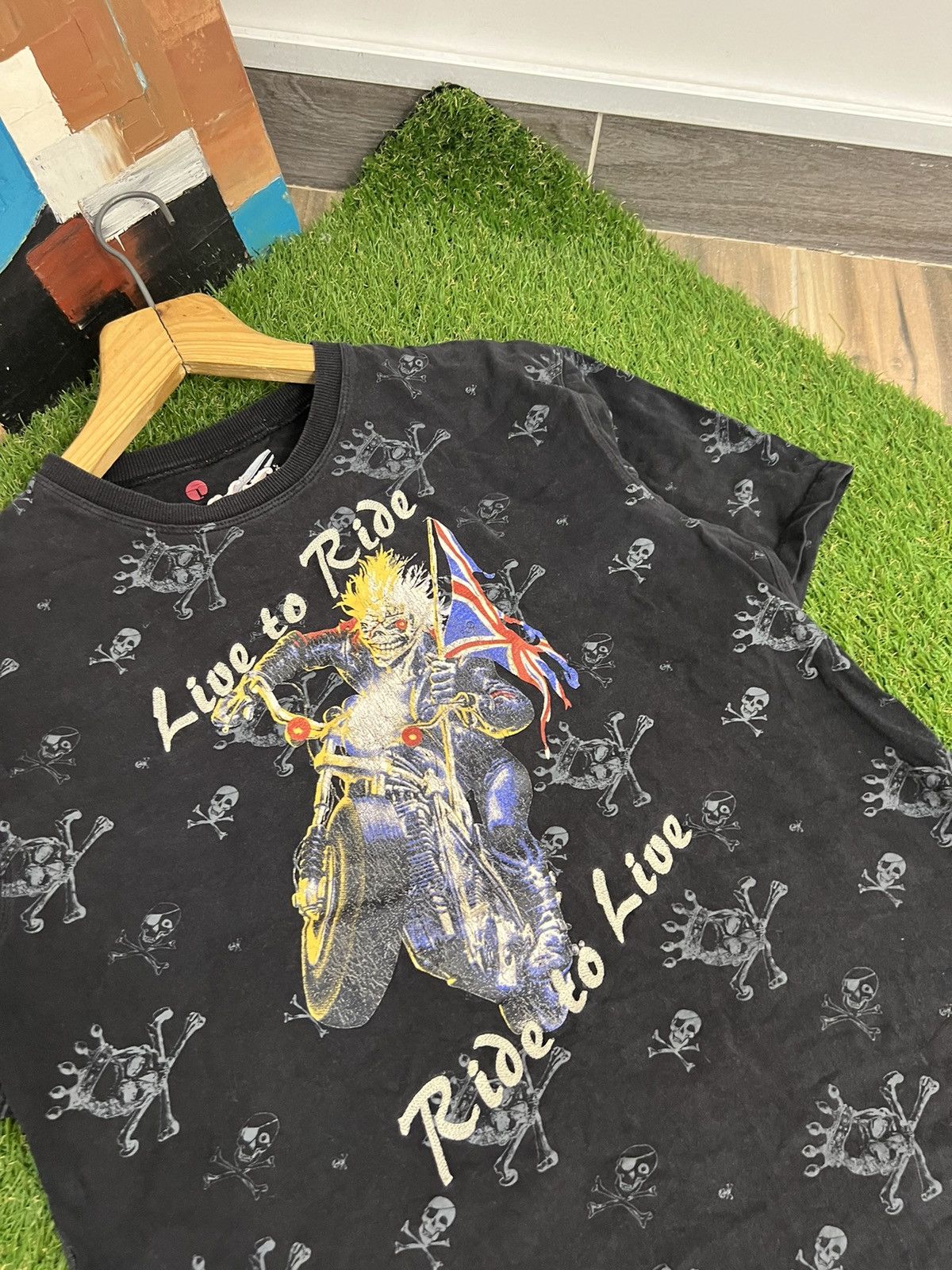 Vintage 🔥 Vintage Y2K Ringspun Avant Garde Gothic Religion Tee Rare Size US L / EU 52-54 / 3 - 3 Thumbnail