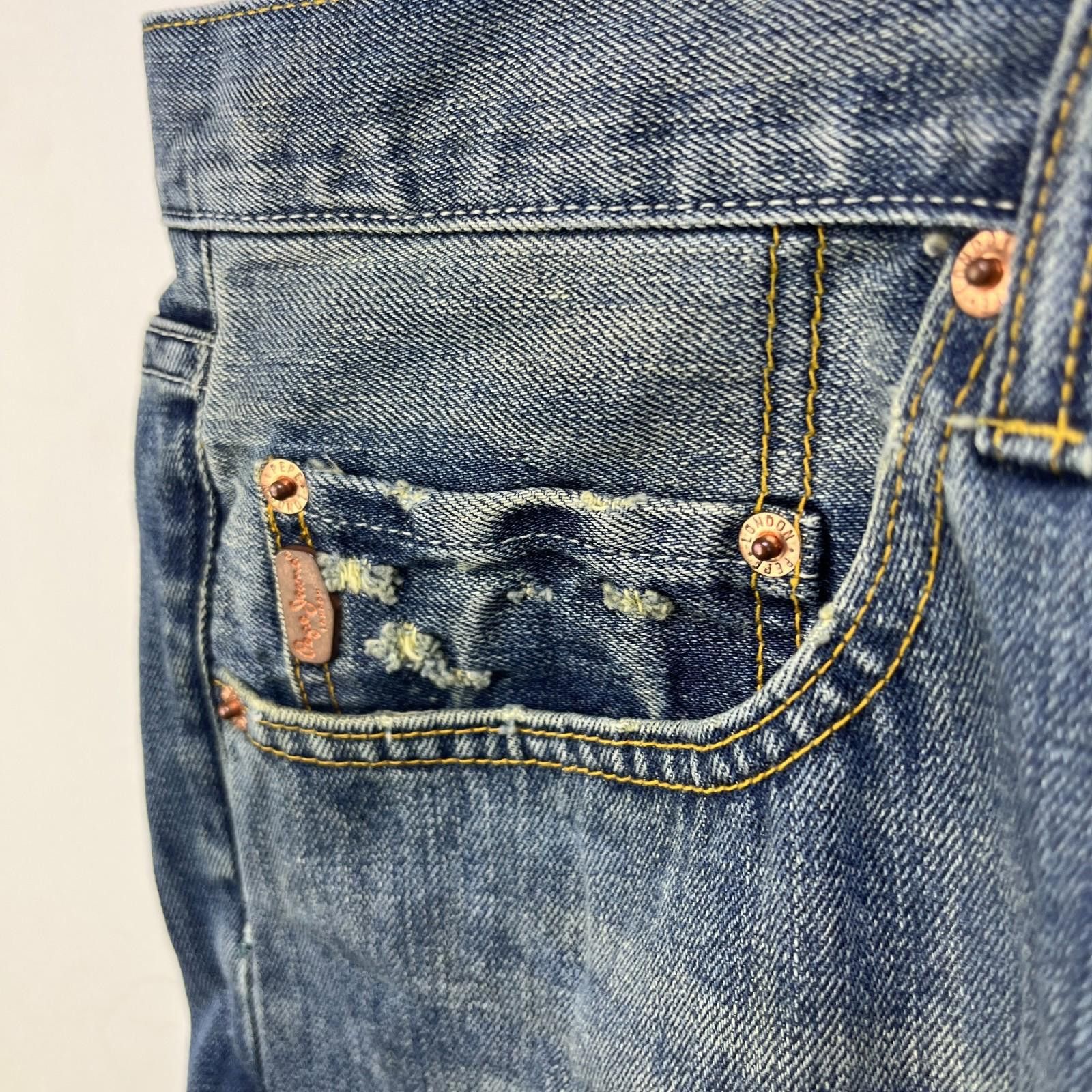 Pepe Jeans Vintage Pepe Jeans Y2K Baggy Jean Shorts Size 42 Hip Hop Size US 42 / EU 58 - 7 Thumbnail