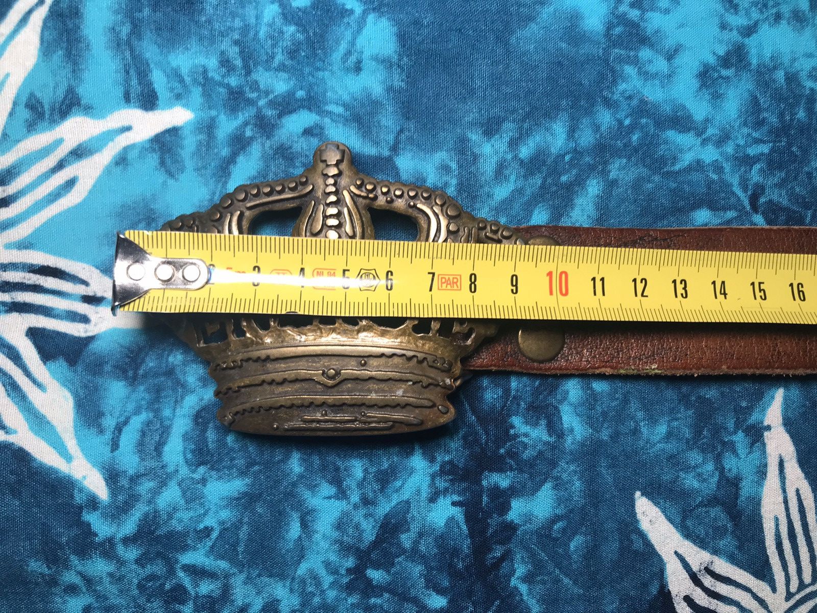 Energie Vintage Leather Belt ENERGIE Y2K Size 34 - 14 Thumbnail