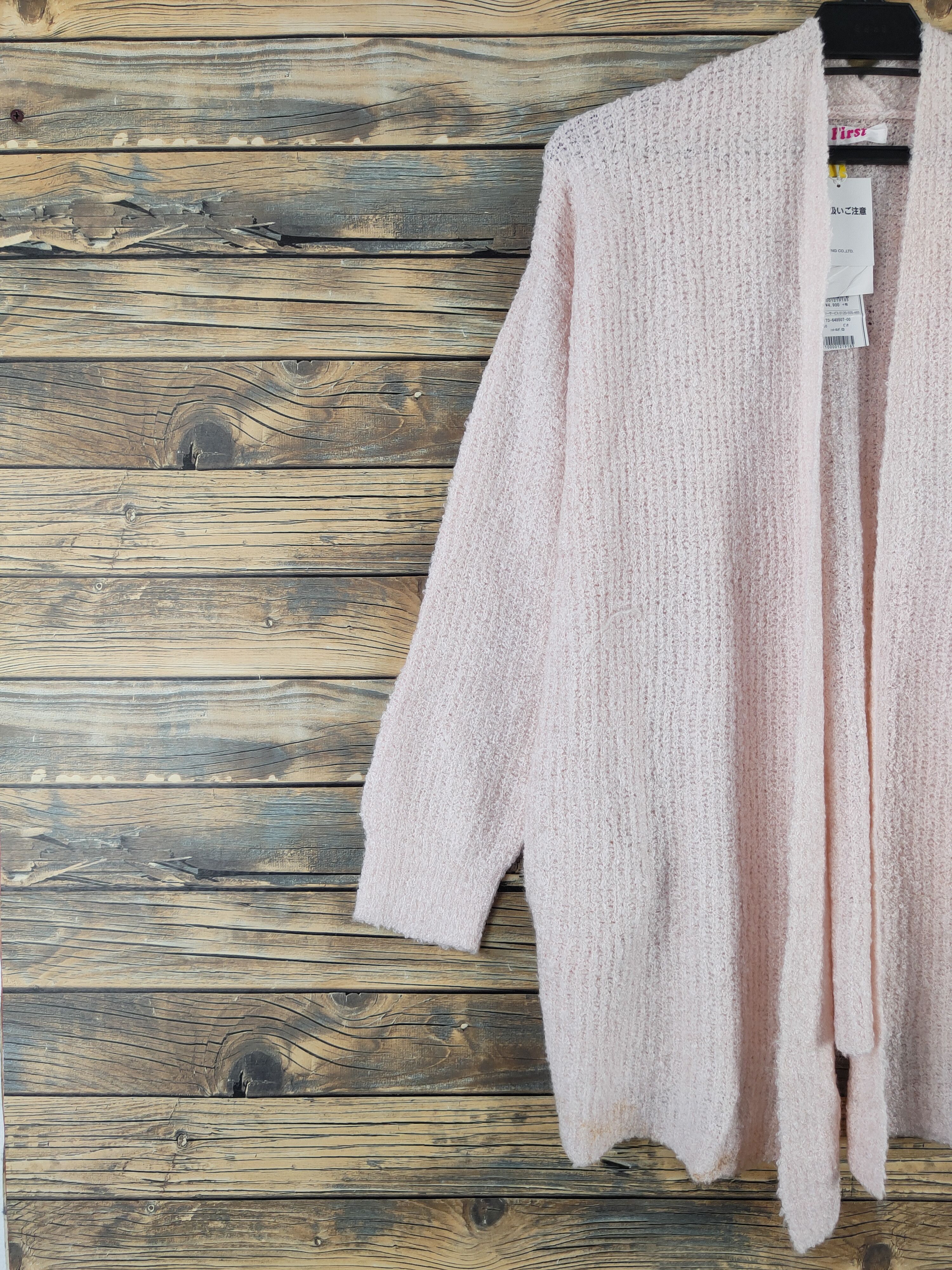 First MFG Co. Ingni-First Peach Knitwear Cardigan #W2235 Size M / US 6-8 / IT 42-44 - 3 Thumbnail