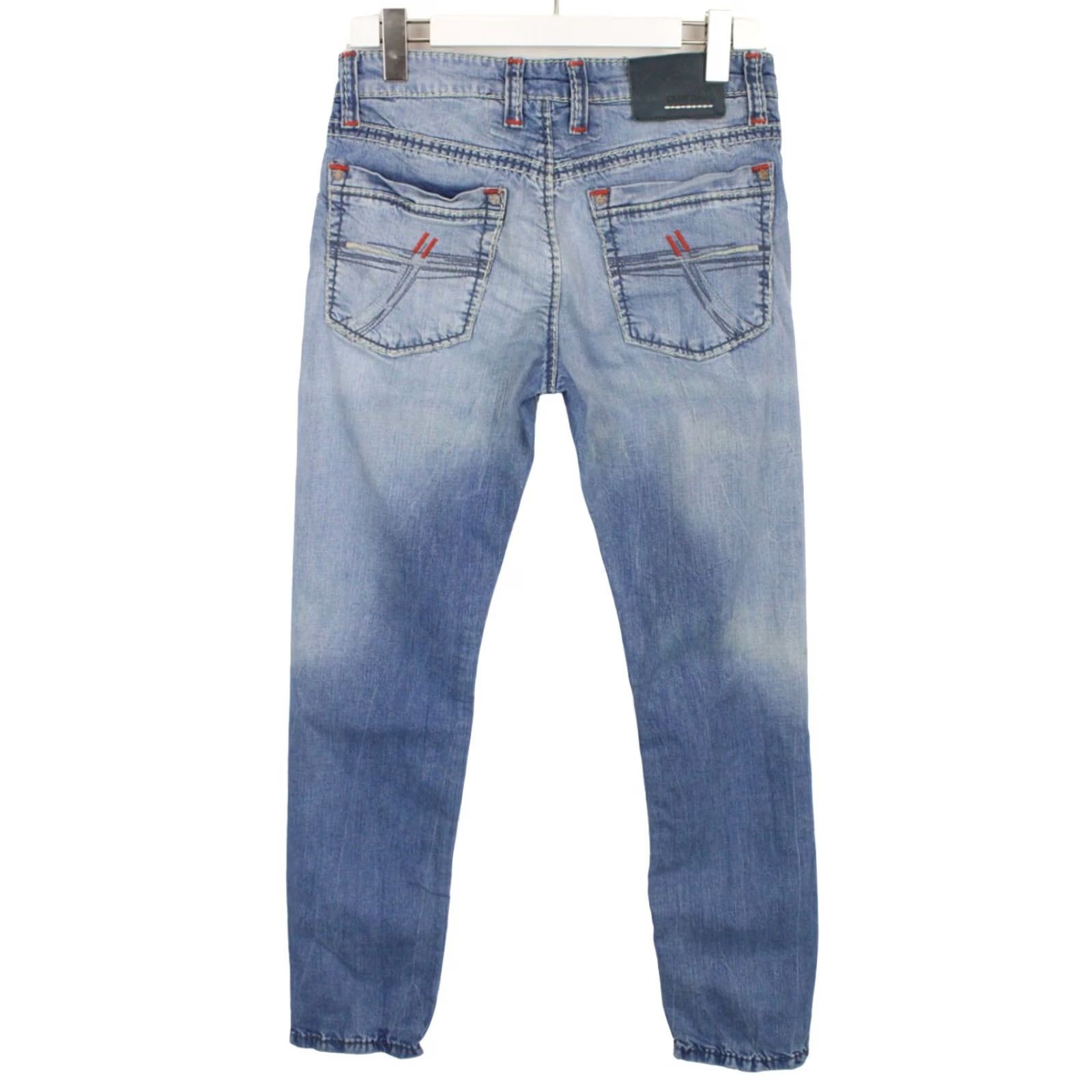 Vintage CAMP DAVID Jeans Men's Tapered Fit W30/L32 Button Fly Whiskers Faded Size US 30 / EU 46 - 2 Thumbnail