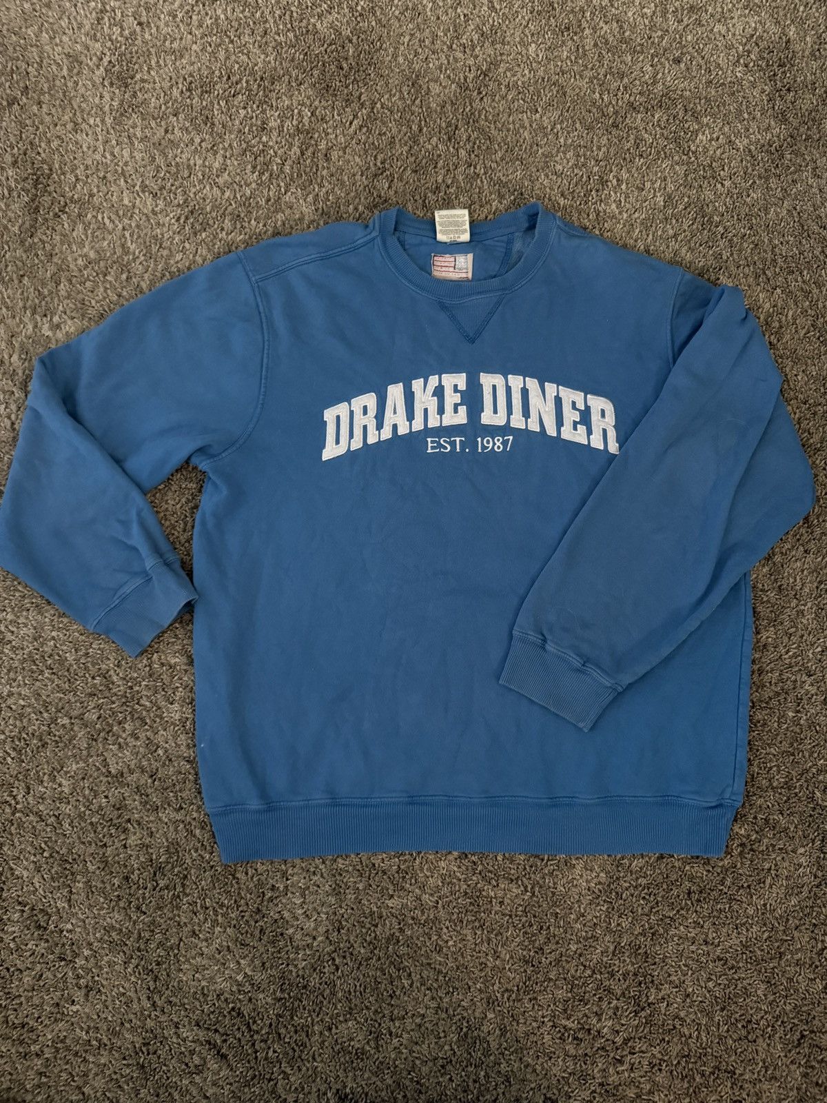 Vintage Drakes Diner Sweatshirt Size US L / EU 52-54 / 3 - 1 Thumbnail