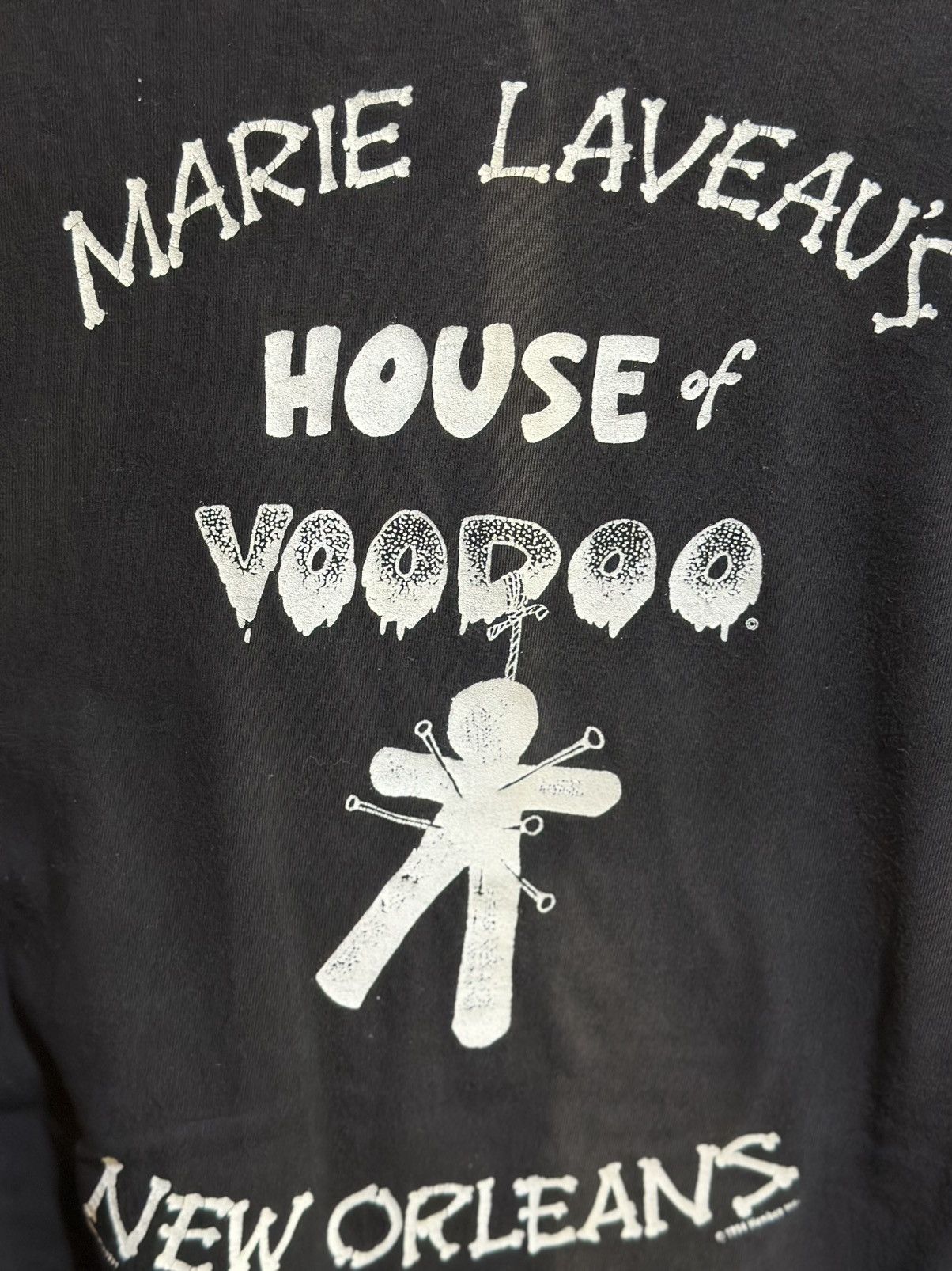 Band Tees Vintage Marie Laveau’s House Of Voodoo Sun Faded Tee Size US XL / EU 56 / 4 - 7 Thumbnail