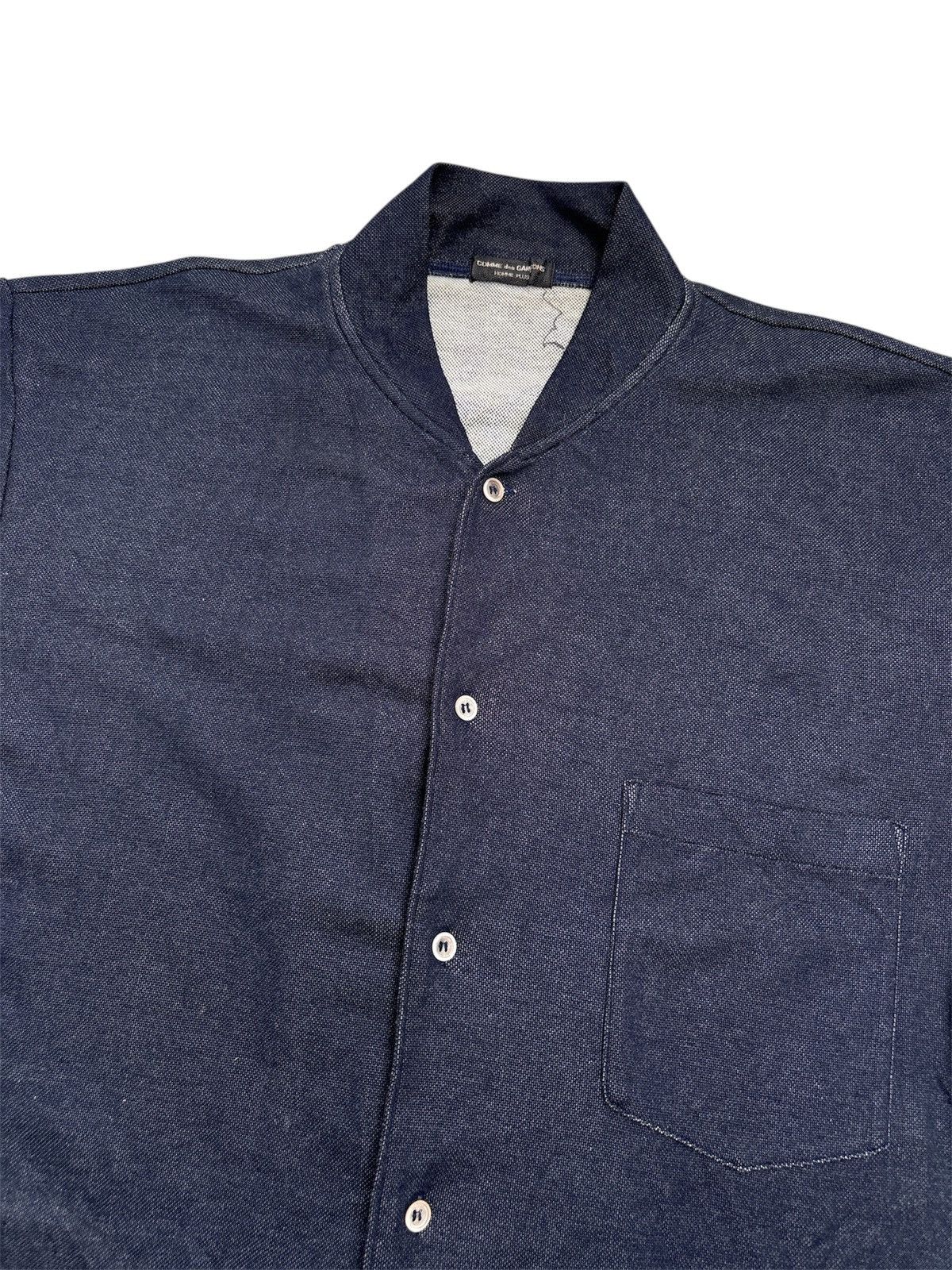 Comme des Garcons Homme Plus 1990s Indigo Dyed Shirt Size US M / EU 48-50 / 2 - 2 Thumbnail