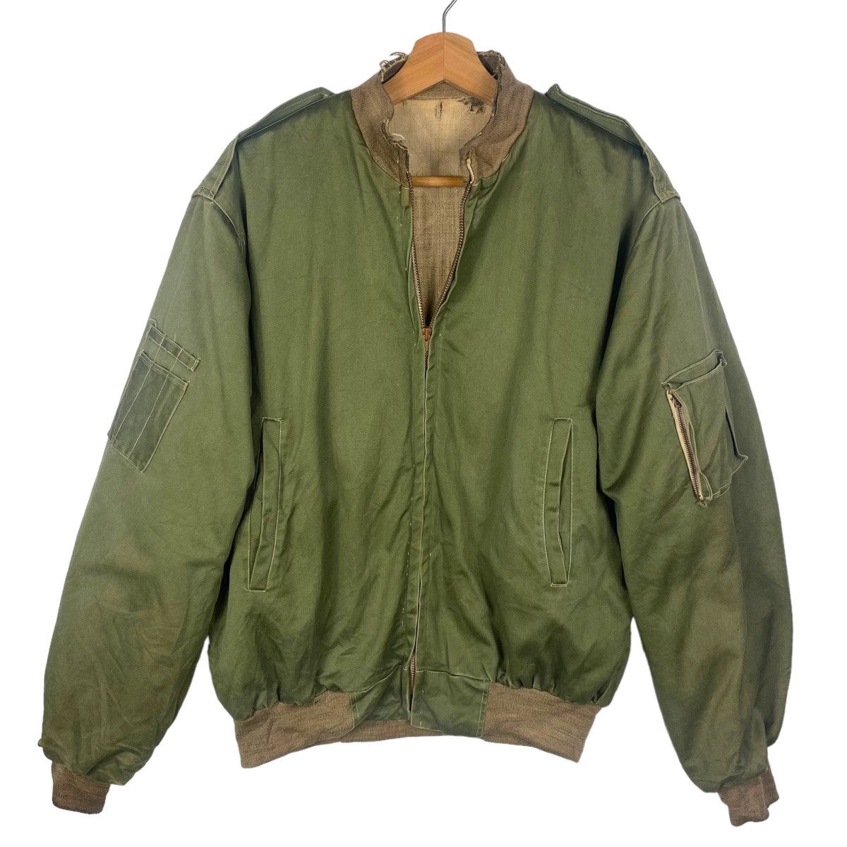 Vintage 💥40s WW2 US ARMY TANKER RARE JACKET Size US M / EU 48-50 / 2 - 1 Thumbnail