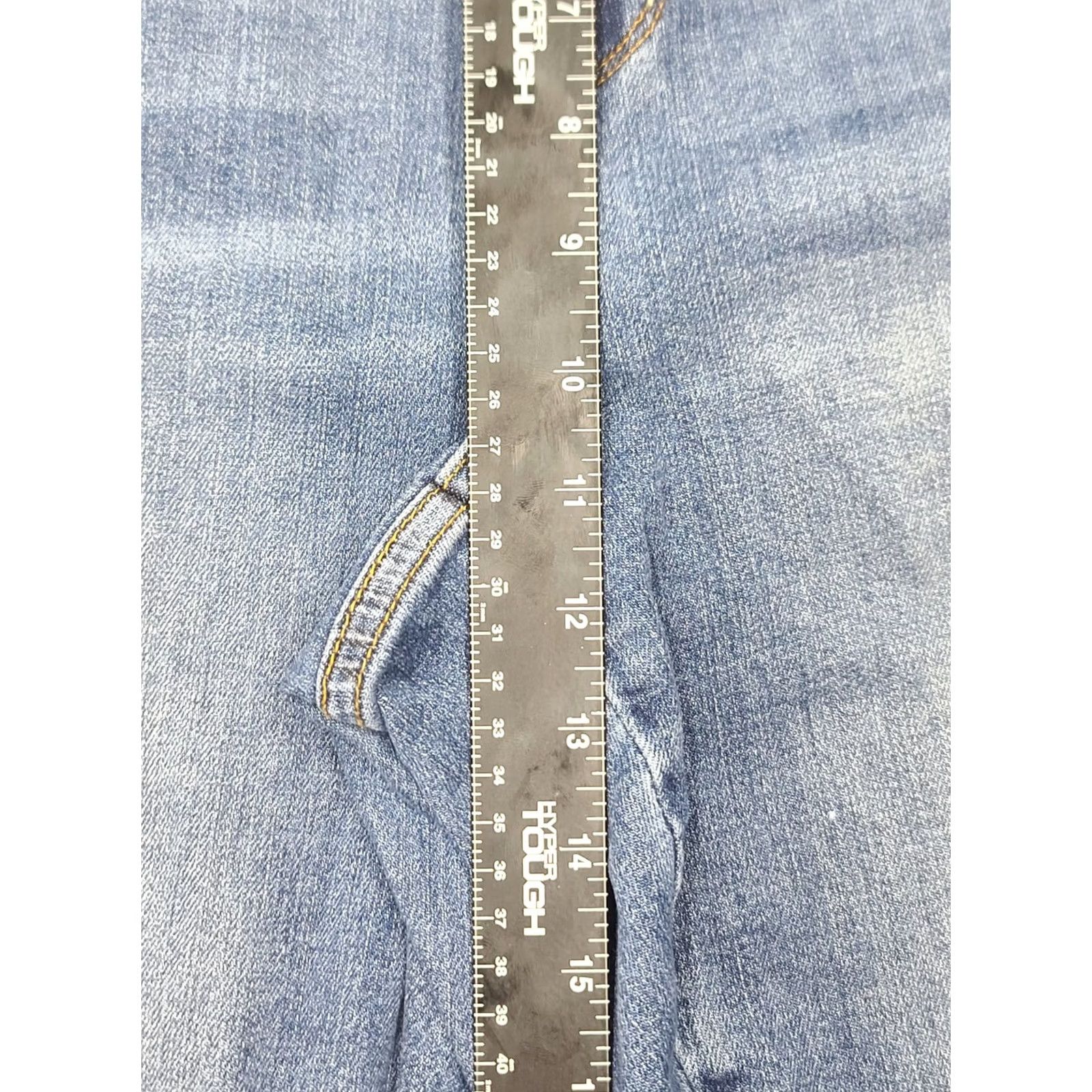 Vintage Judy Blue Jeans 16W Womens Relaxed Fit Aztec Southwestern Print Trim High Rise Jeans Size 38" / US 16 / IT 52 - 6 Thumbnail